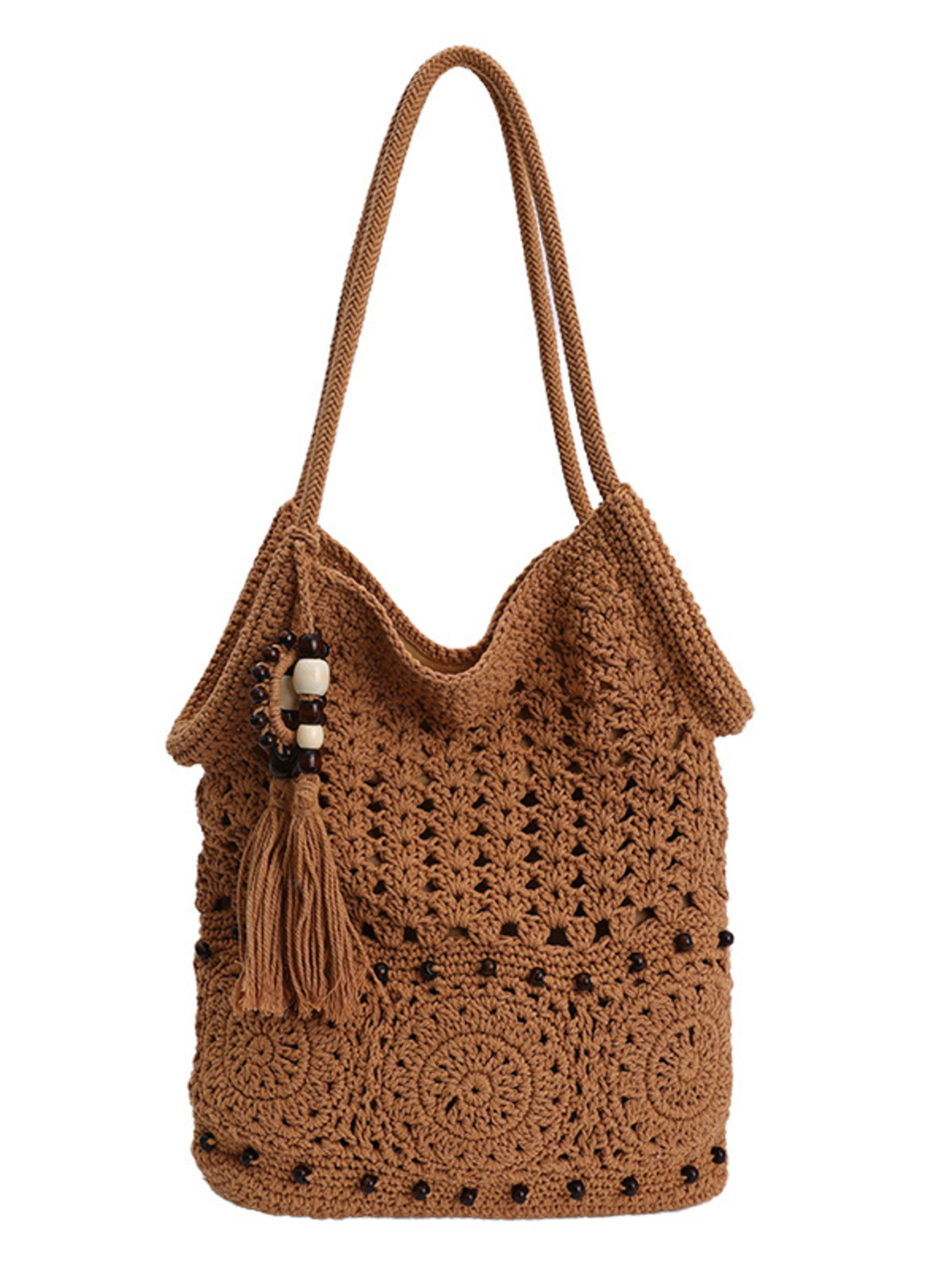 Crochet Knit Shoulder Bag 11