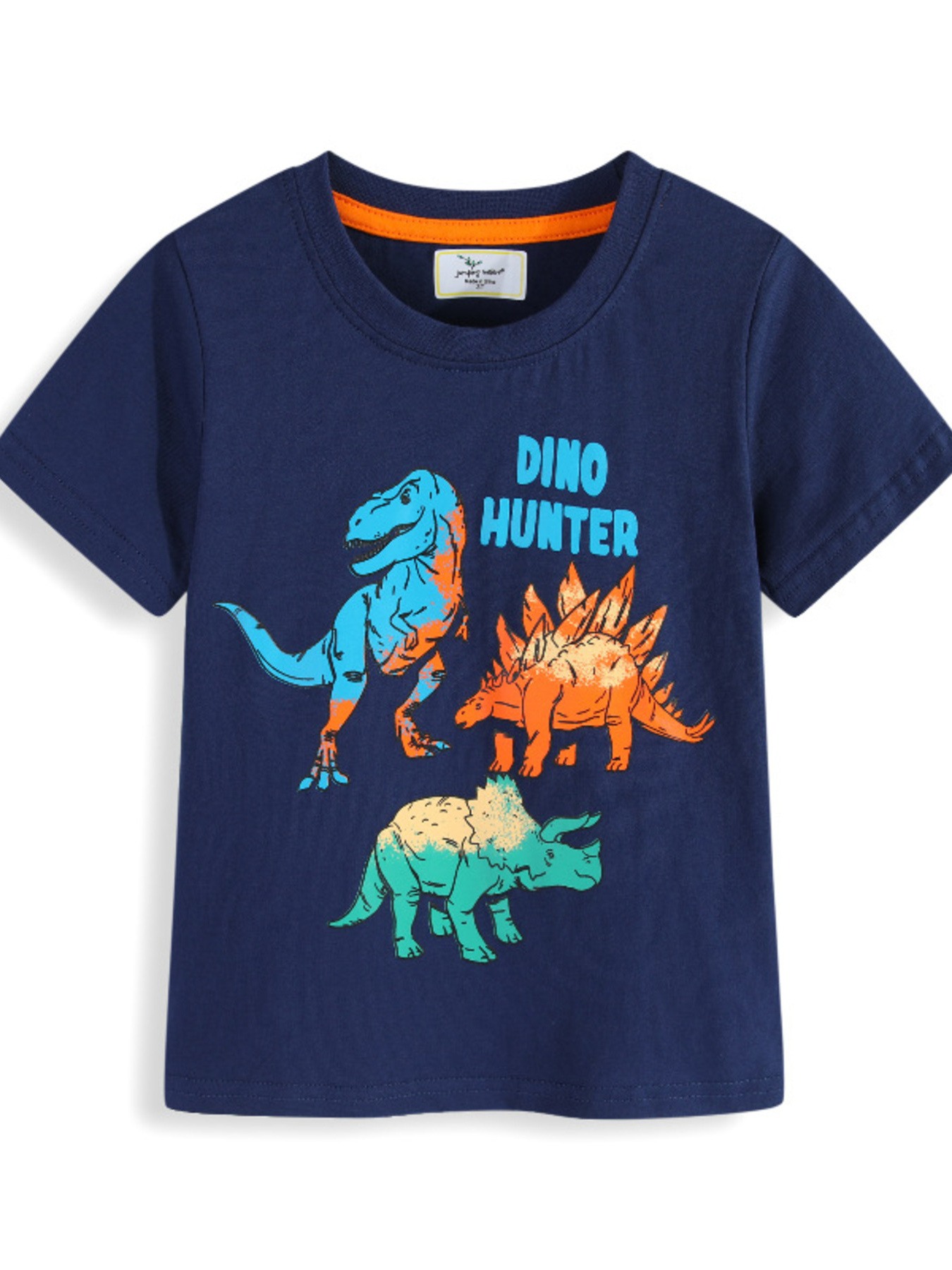 Children's Dino Hunter Graphic Short Sleeve T-Shirt
