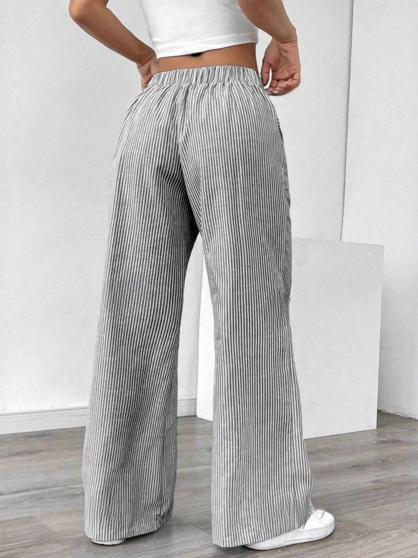 Striped Wide Leg Pants