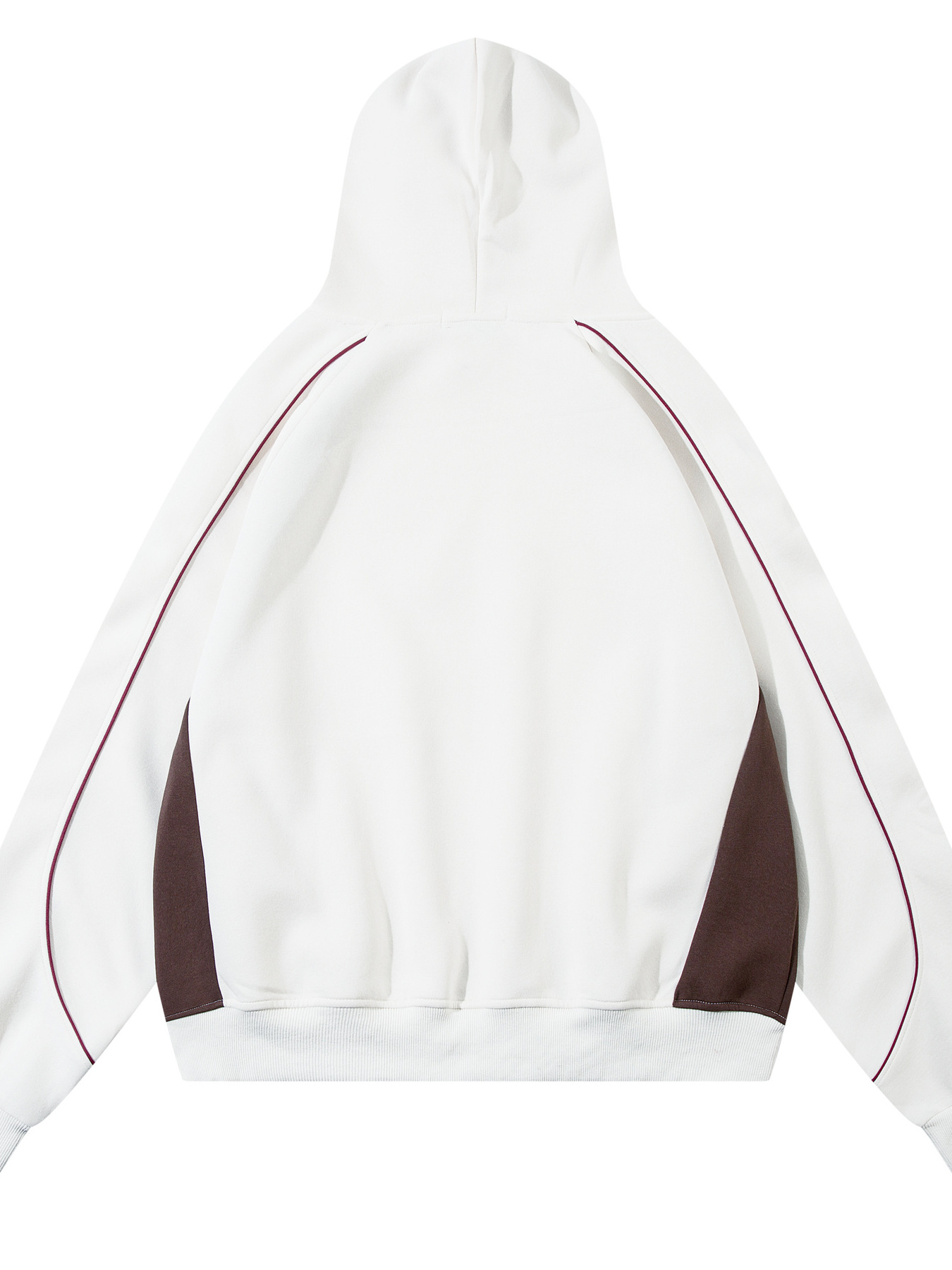 Men's Contrast Letter Long Sleeve Hoodie