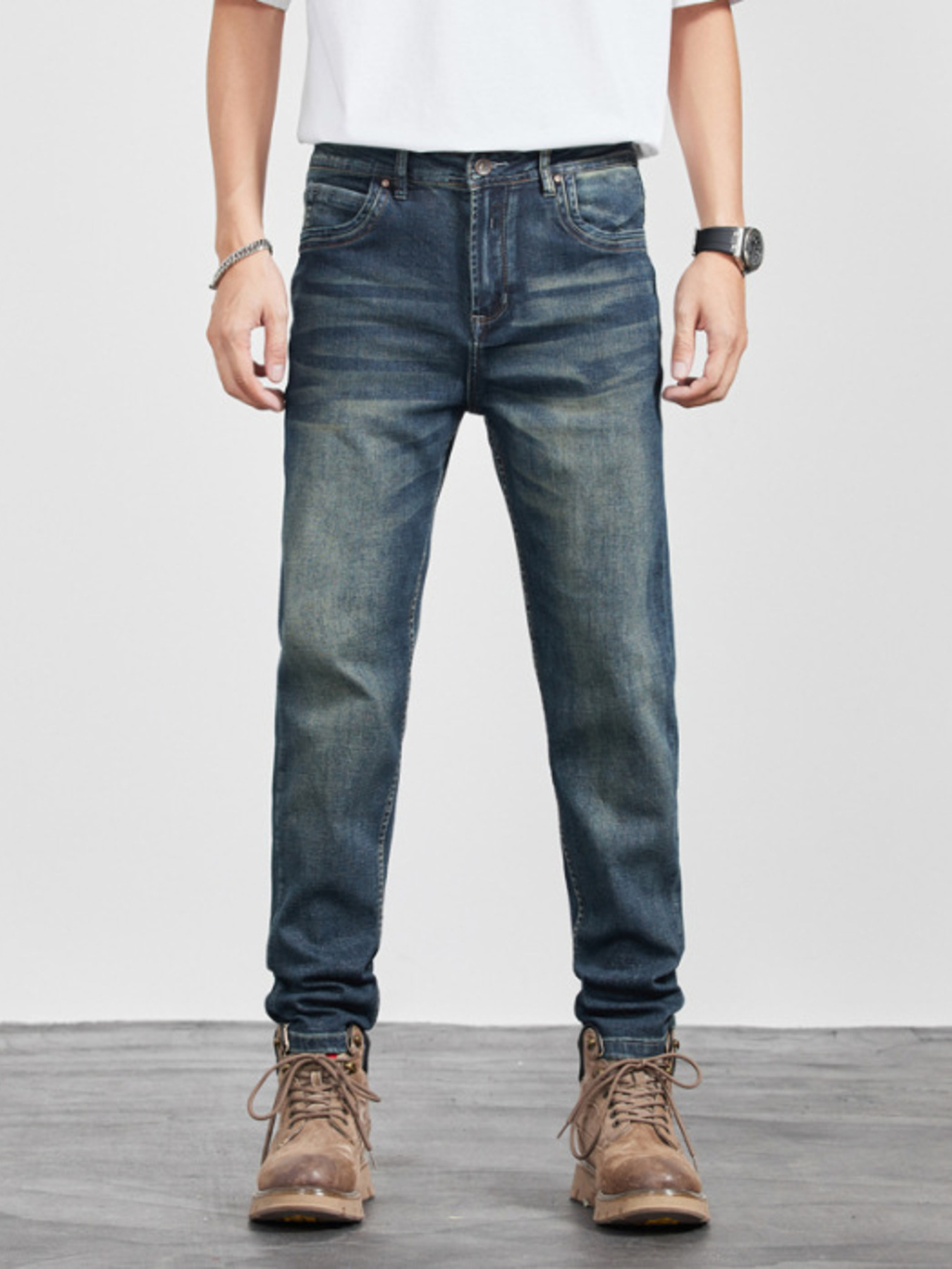 Men's Wash Slim Fit Jeans