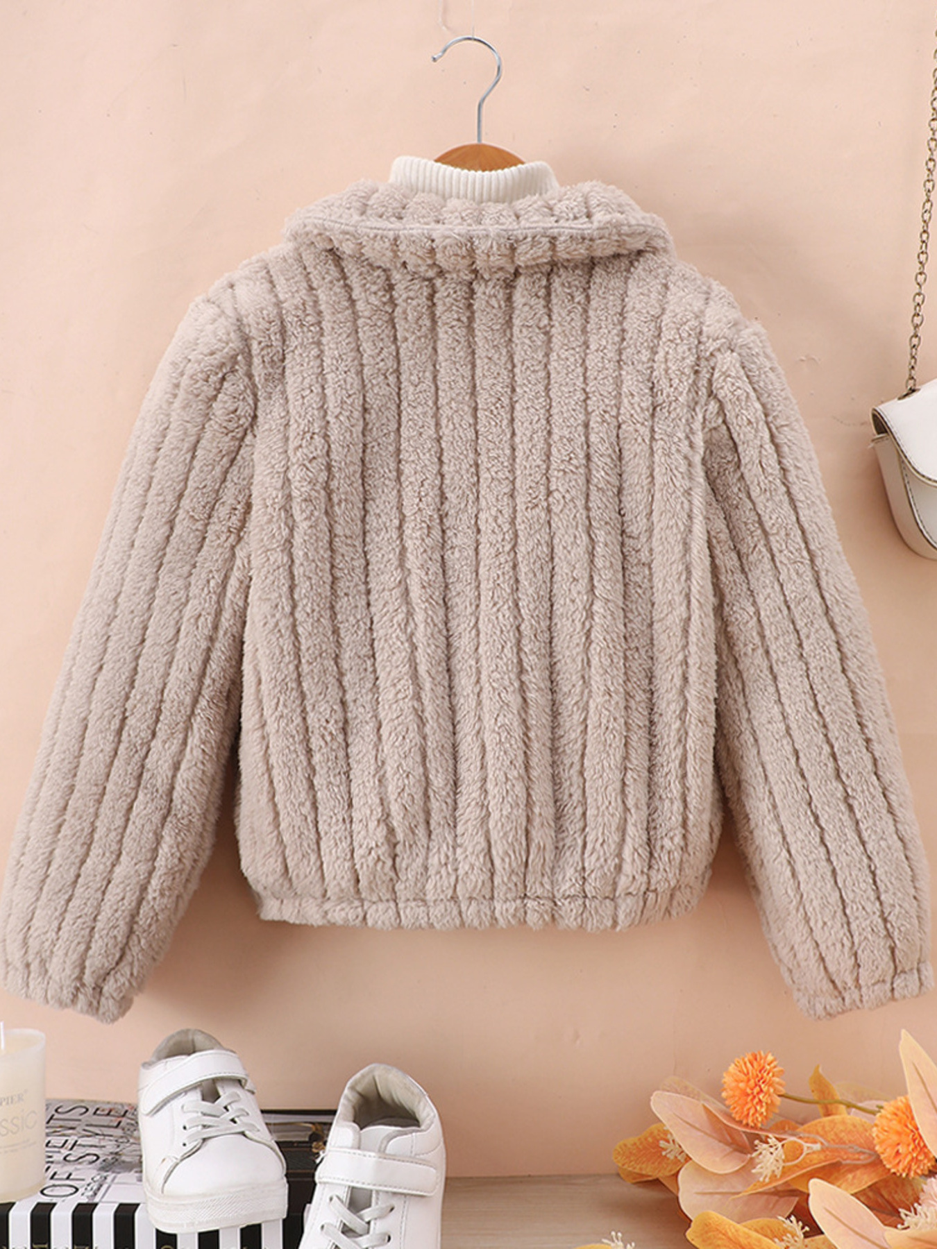 Children's Cozy Fleece Button-Down Jacket