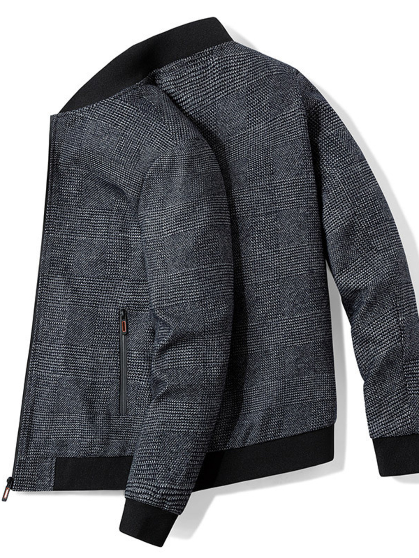 Men's Plus Size Casual Button Up Jacket