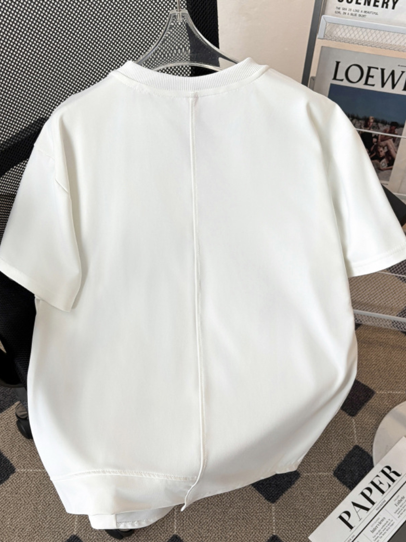 Men's Plus Size Round Neck Short Sleeve T-Shirt