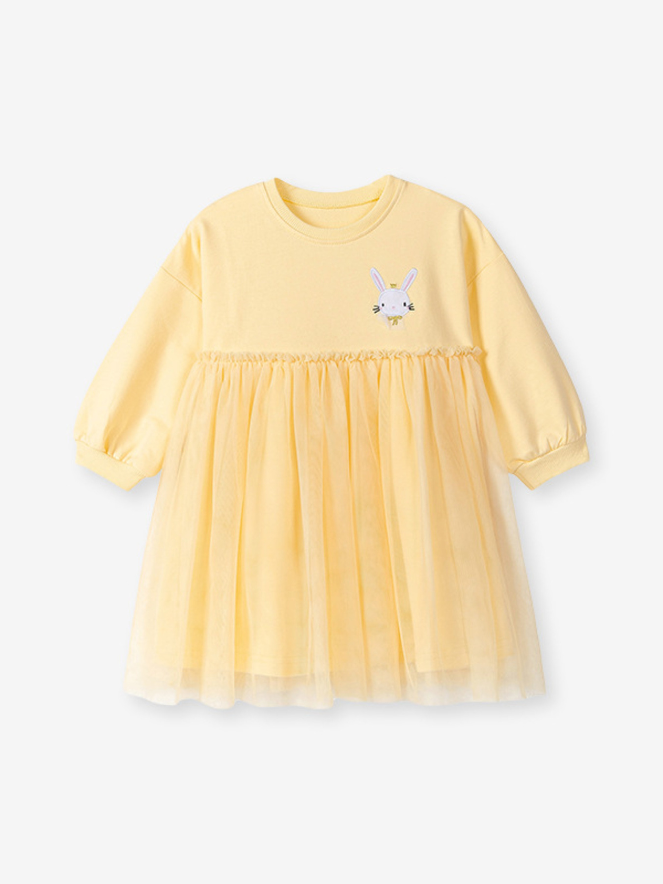 Children's Cute Rabbit Tulle Dress