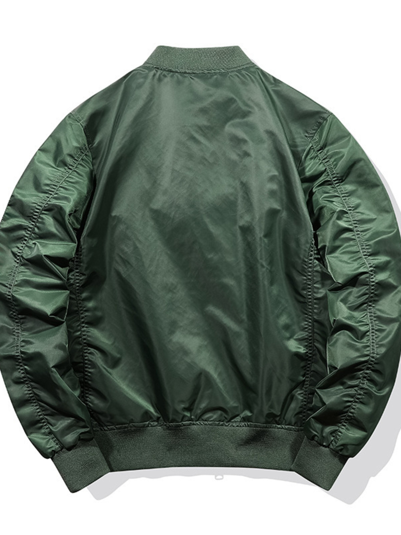 Men's Plus Size Zip Up Long Sleeve Jacket