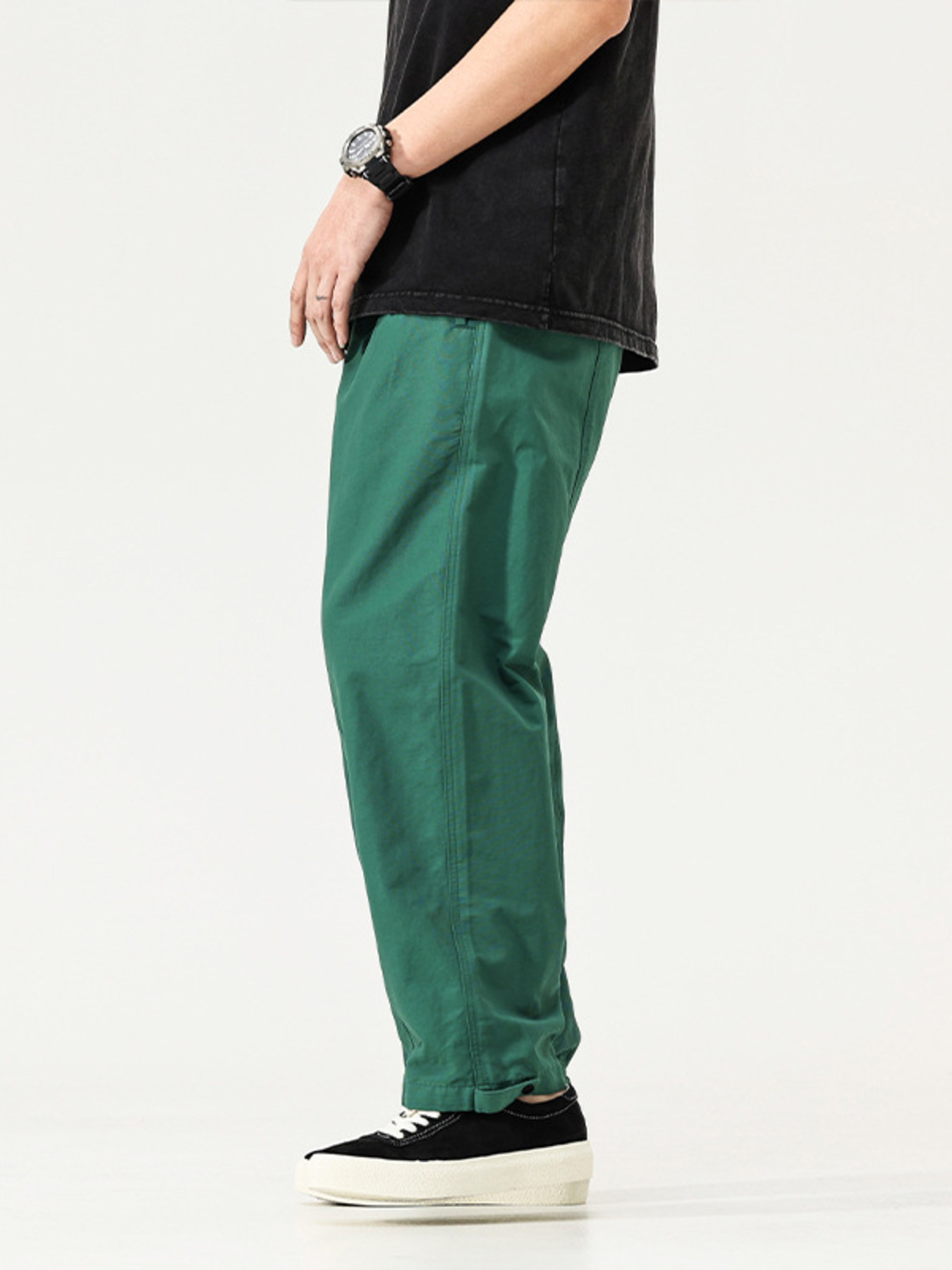 Men's Full Size Casual Loose Fit Cargo Pants Plus Size