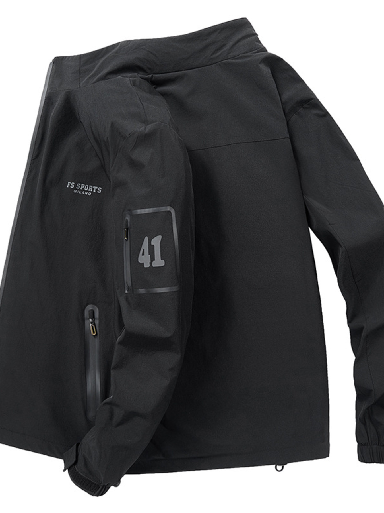 Men's Plus Size Lightweight Zip Up Jacket