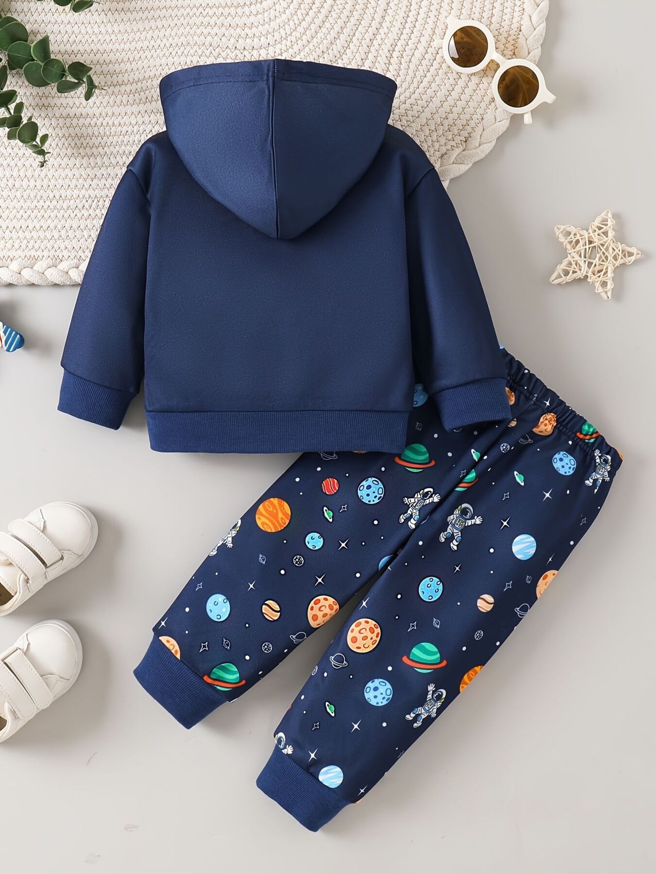 Children's Astronaut Space Travel Hoodie and Pants Set