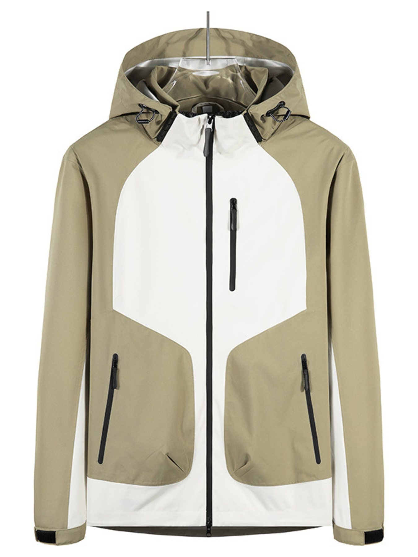 Men's Full Size Waterproof Hooded Outdoor Jacket Plus Size