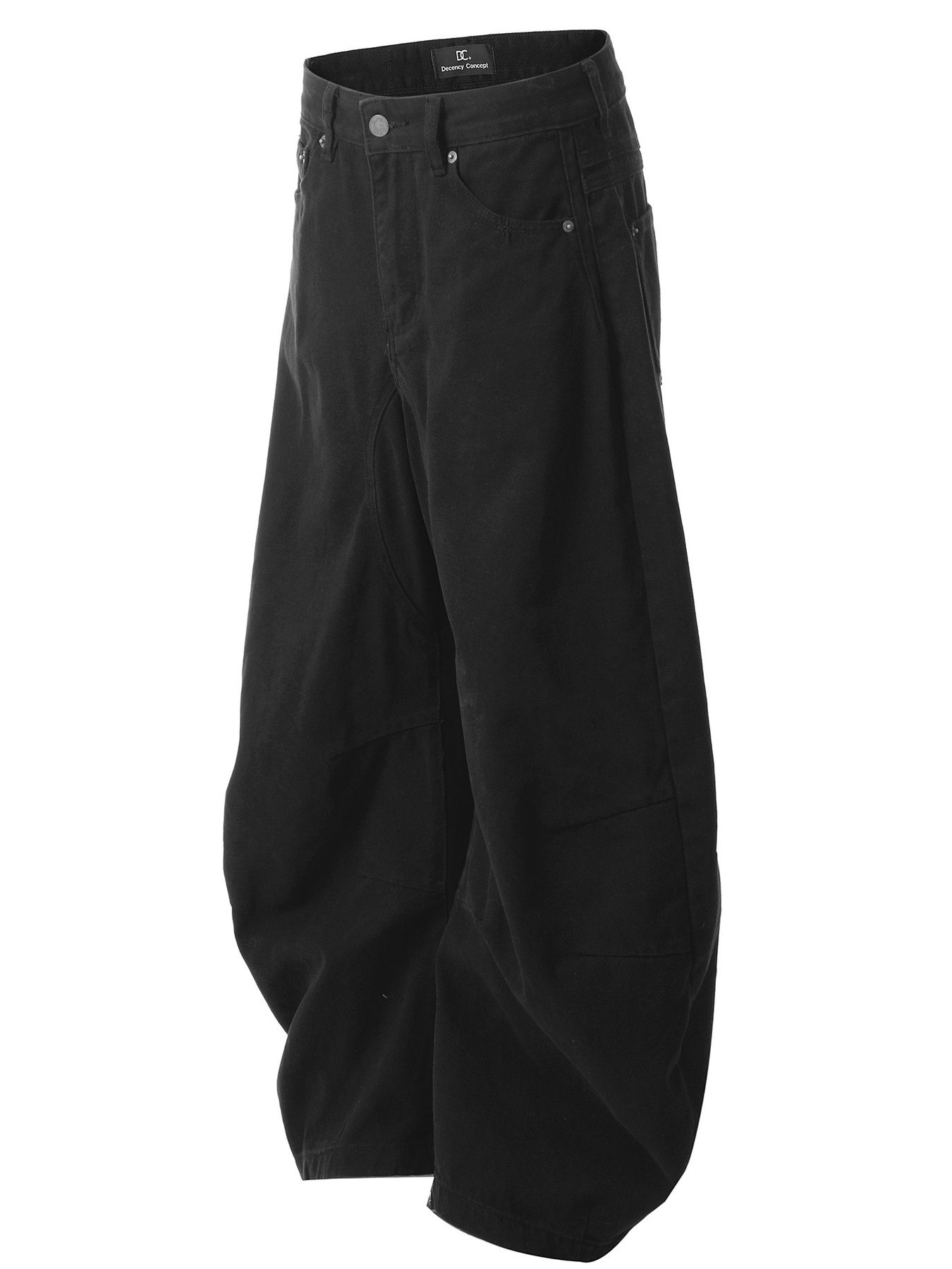 Men's Wide Leg Washed Jeans