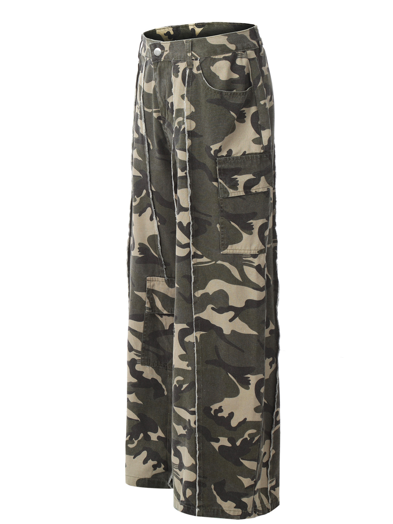 Men's Camouflage Wide Leg Pants
