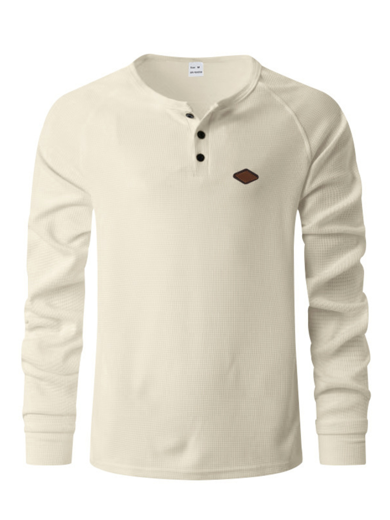 Men's Full Size Button Detail Long Sleeve T-Shirt Plus Size