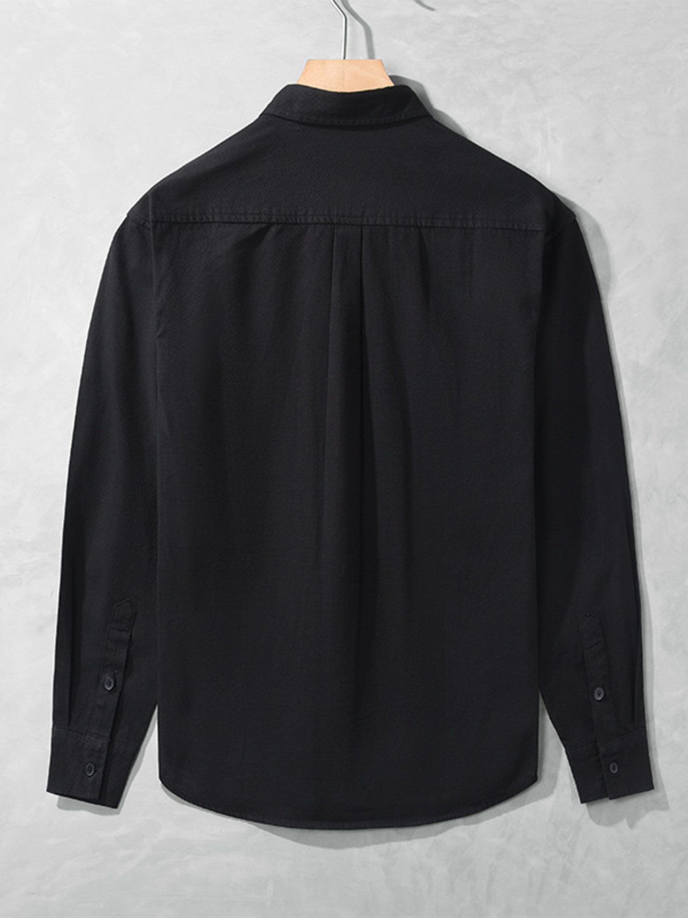 Men's Plus Size Button Up Long Sleeve Shirt