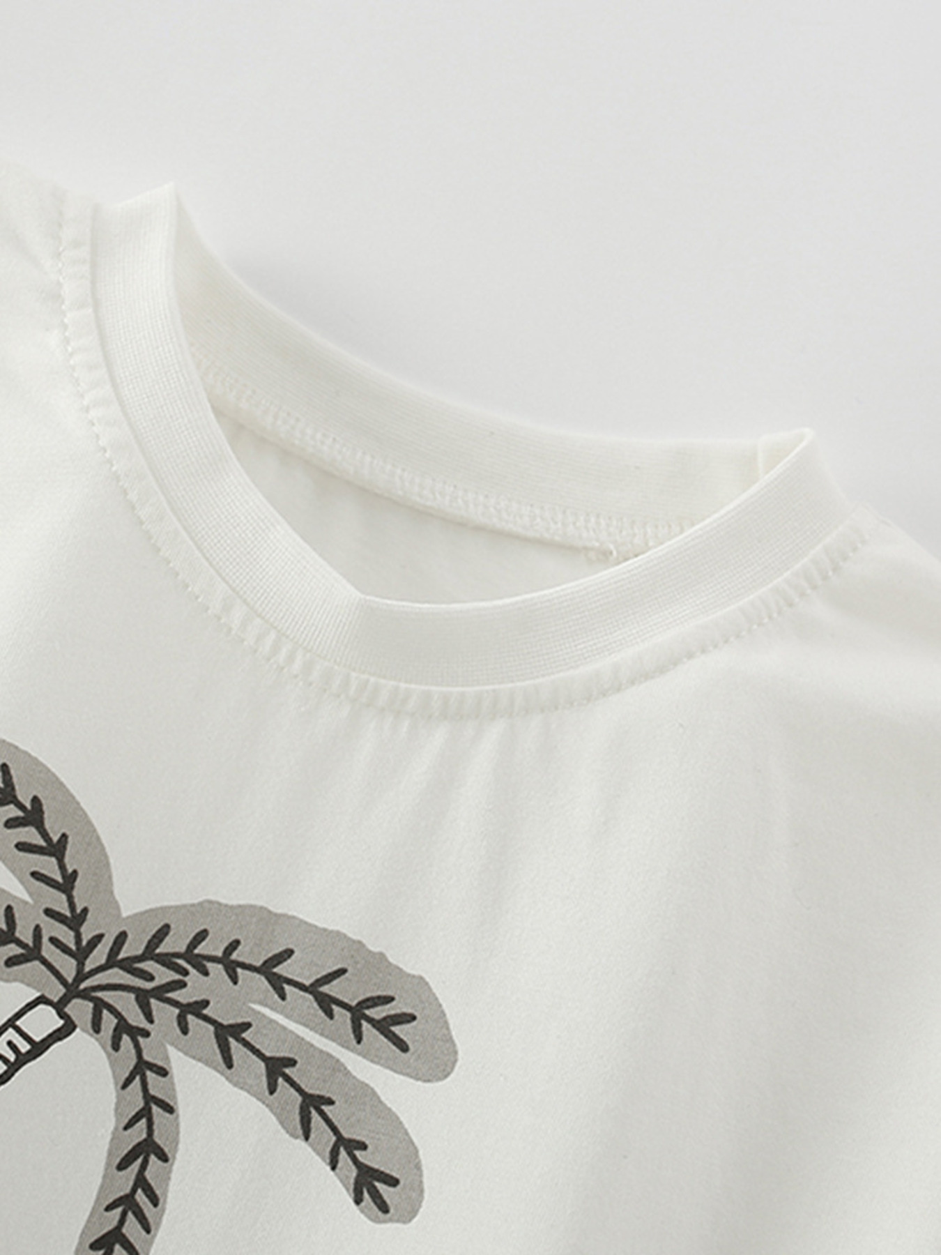 Children's Cute Animal Graphic Tee and Shorts Set