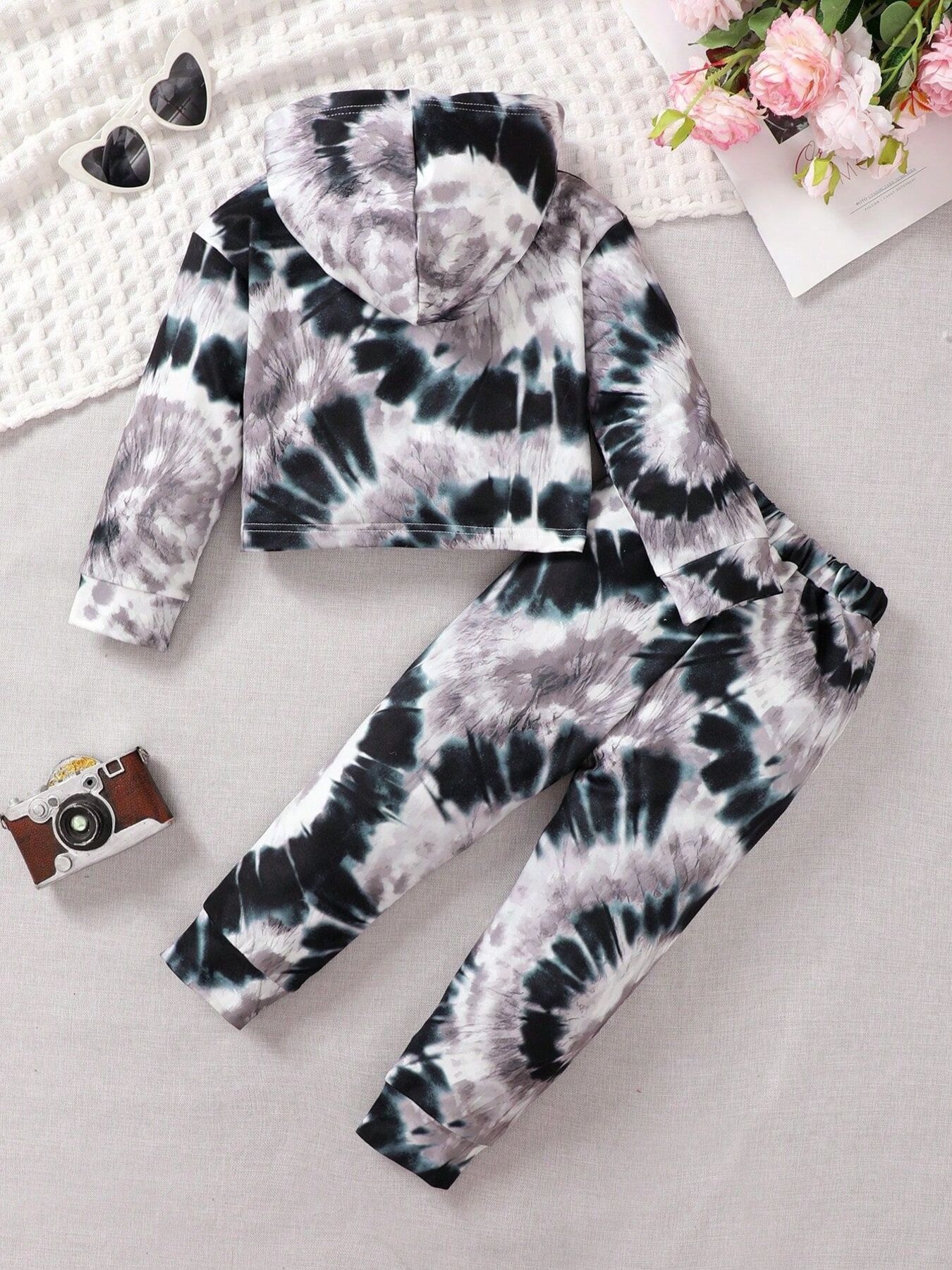 Children's Tie-Dye Hoodie & Pants Set