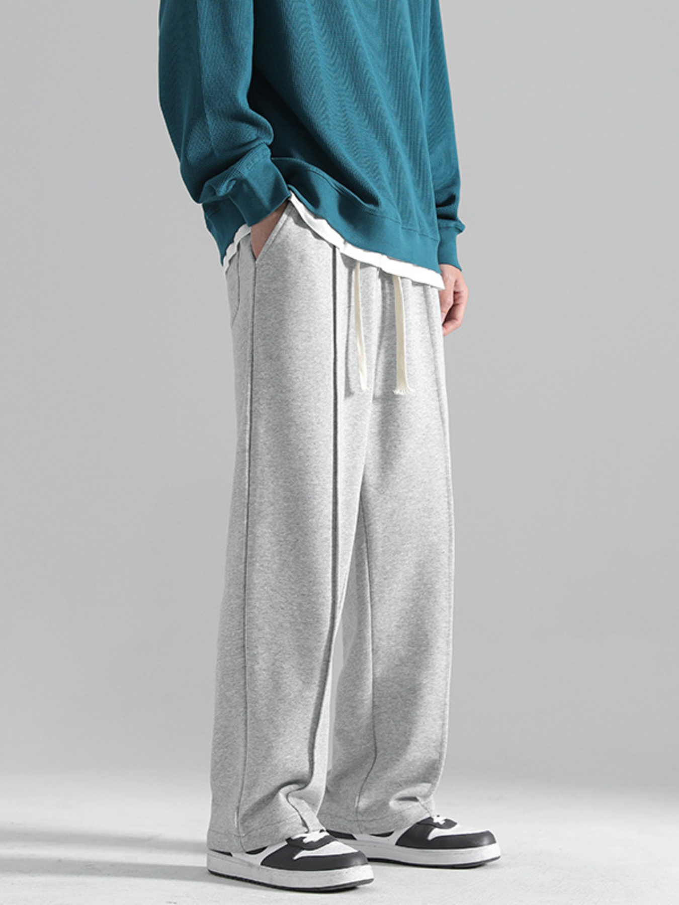 Men's Plus Size Casual Loose Fit Drawstring Sweatpants