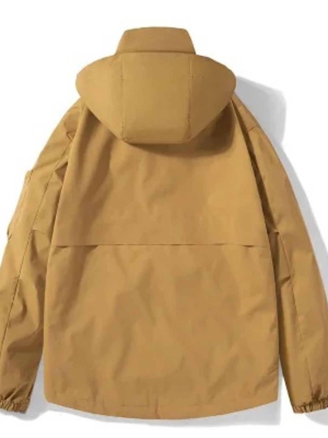 Men's Plus Size Zip Up Long Sleeve Hooded Jacket