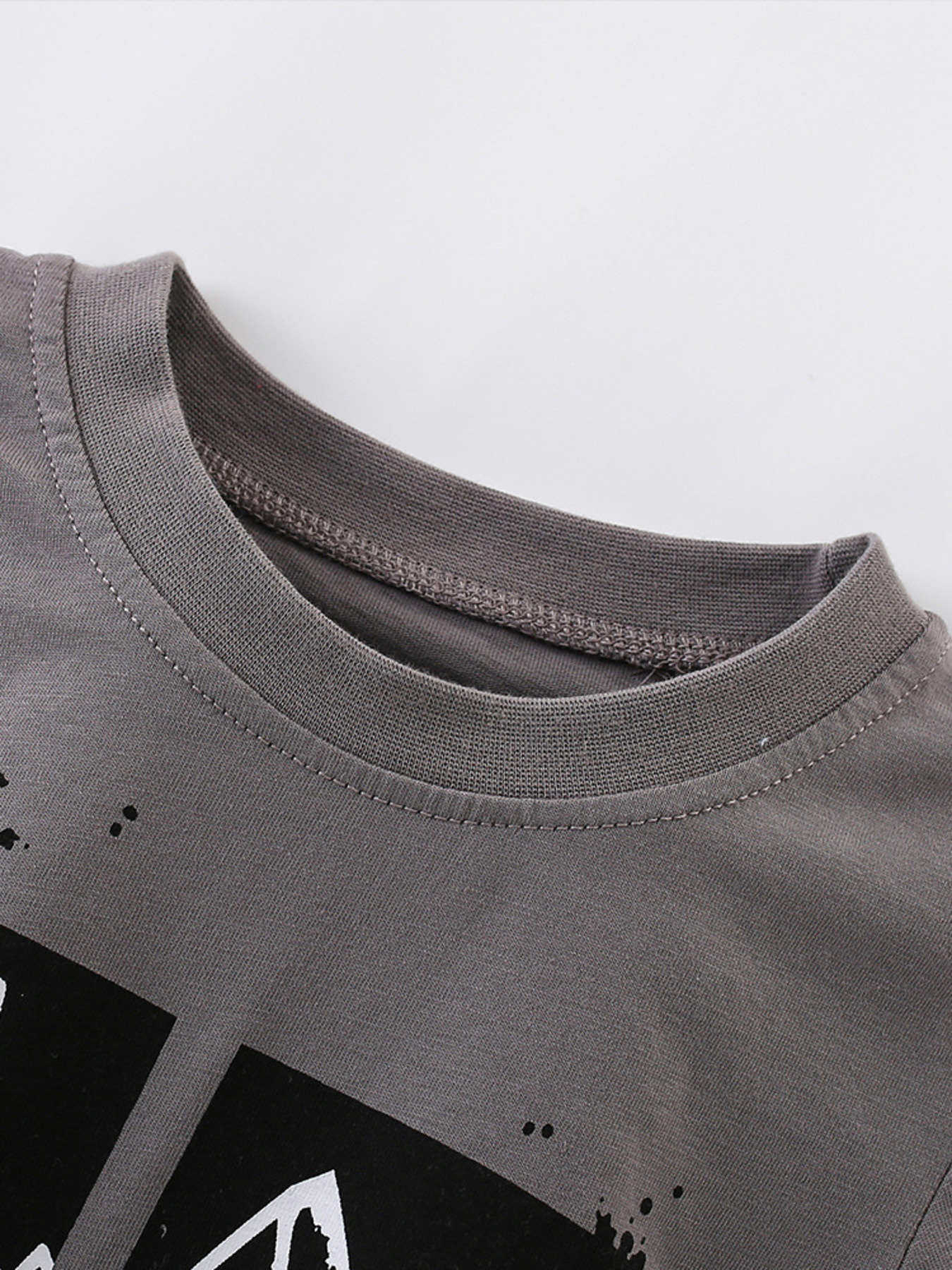 Children's Cartoon Vehicle Graphic Crew Neck Kids T-Shirt