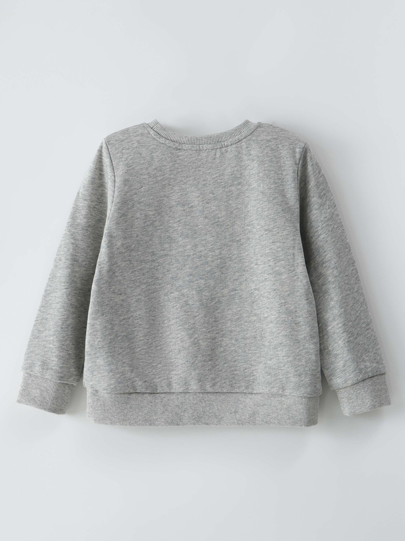 Children's Cartoon Vehicle Graphic Crew Neck Sweatshirt