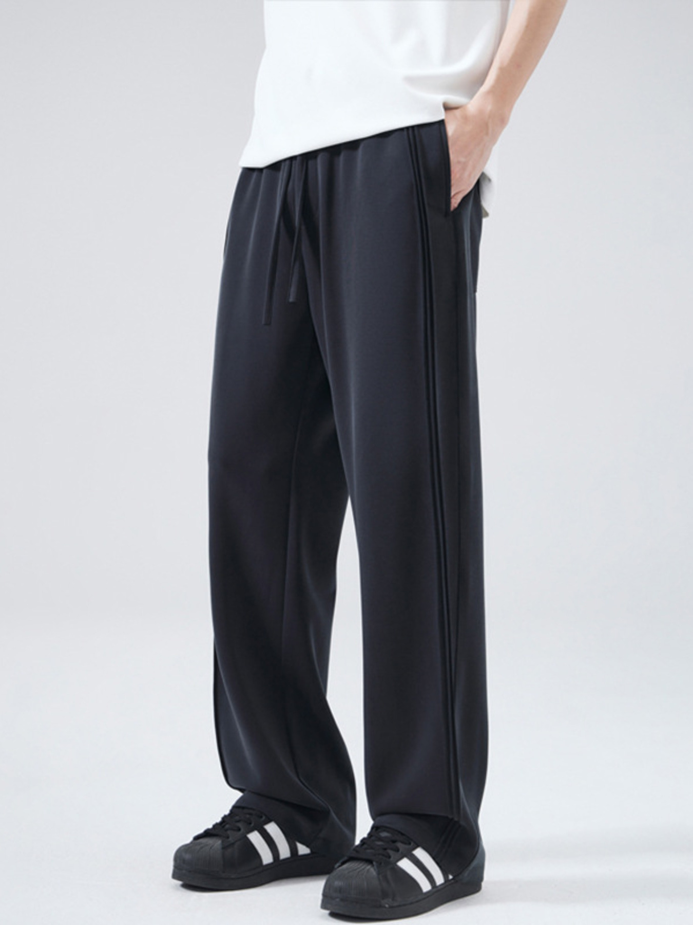 Men's Full Size Loose Fit Casual Pants Plus Size