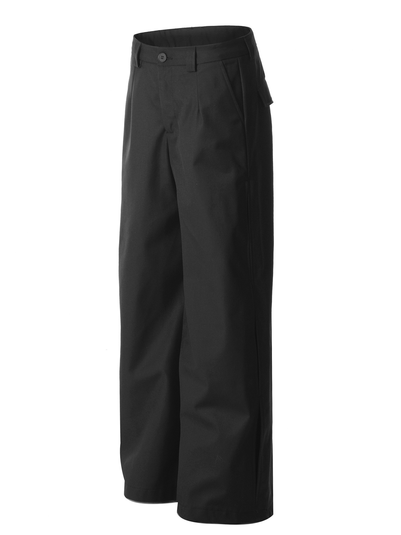 Men's Wide Leg Pleated Detail Pants