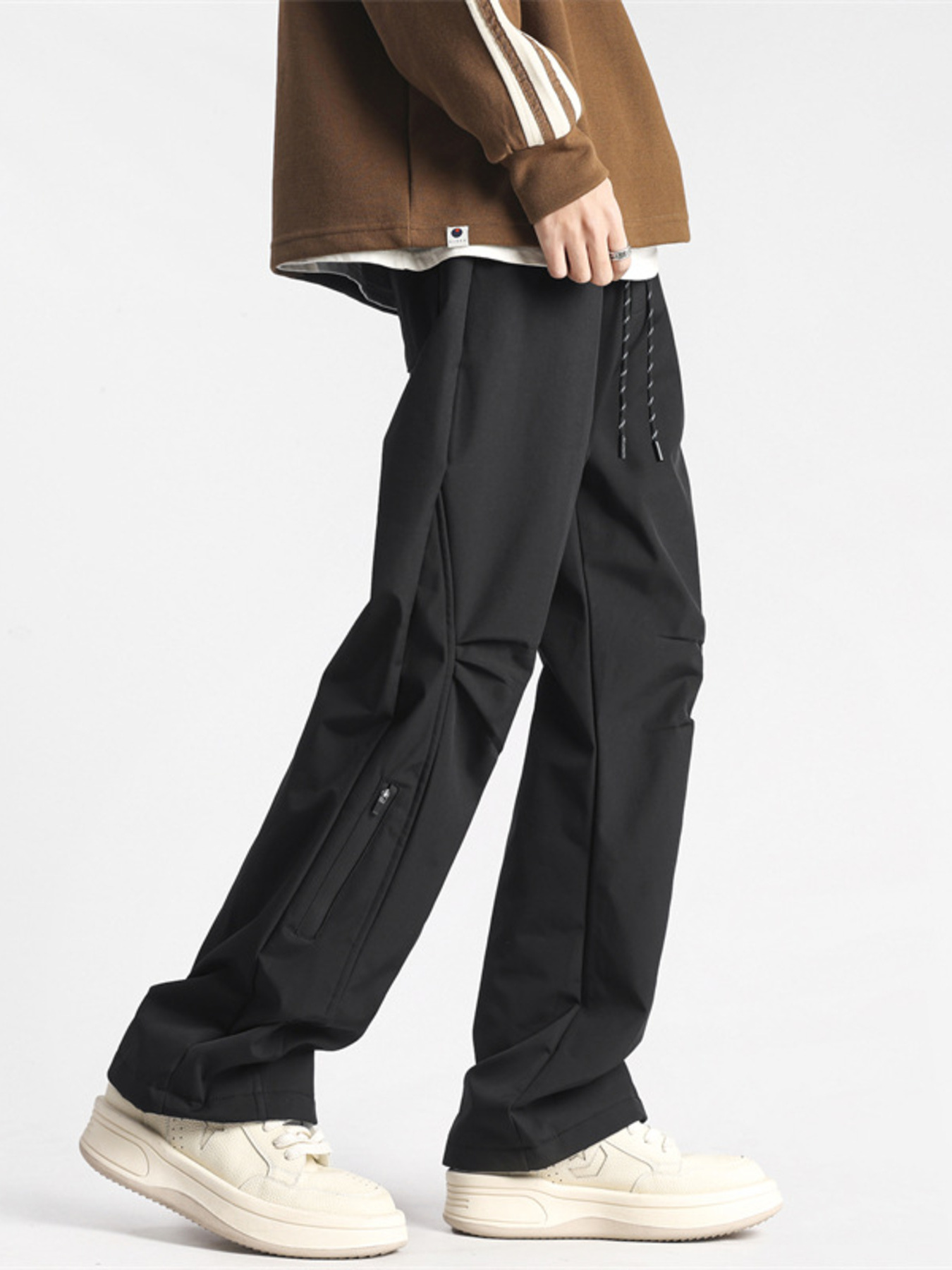 Men's Plus Size Casual Loose Fit Drawstring Pants