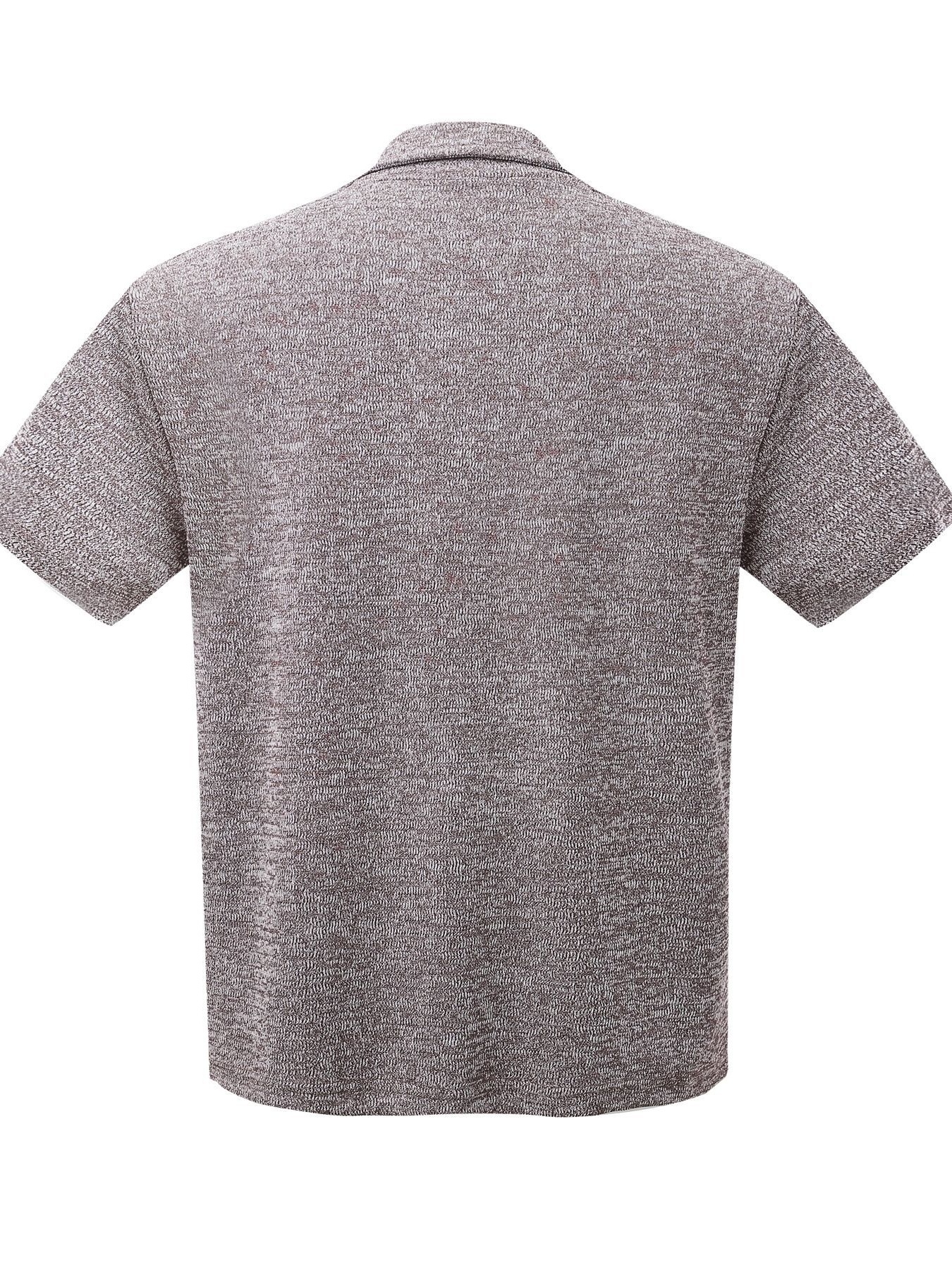 Men's Heathered Short Sleeve Polo