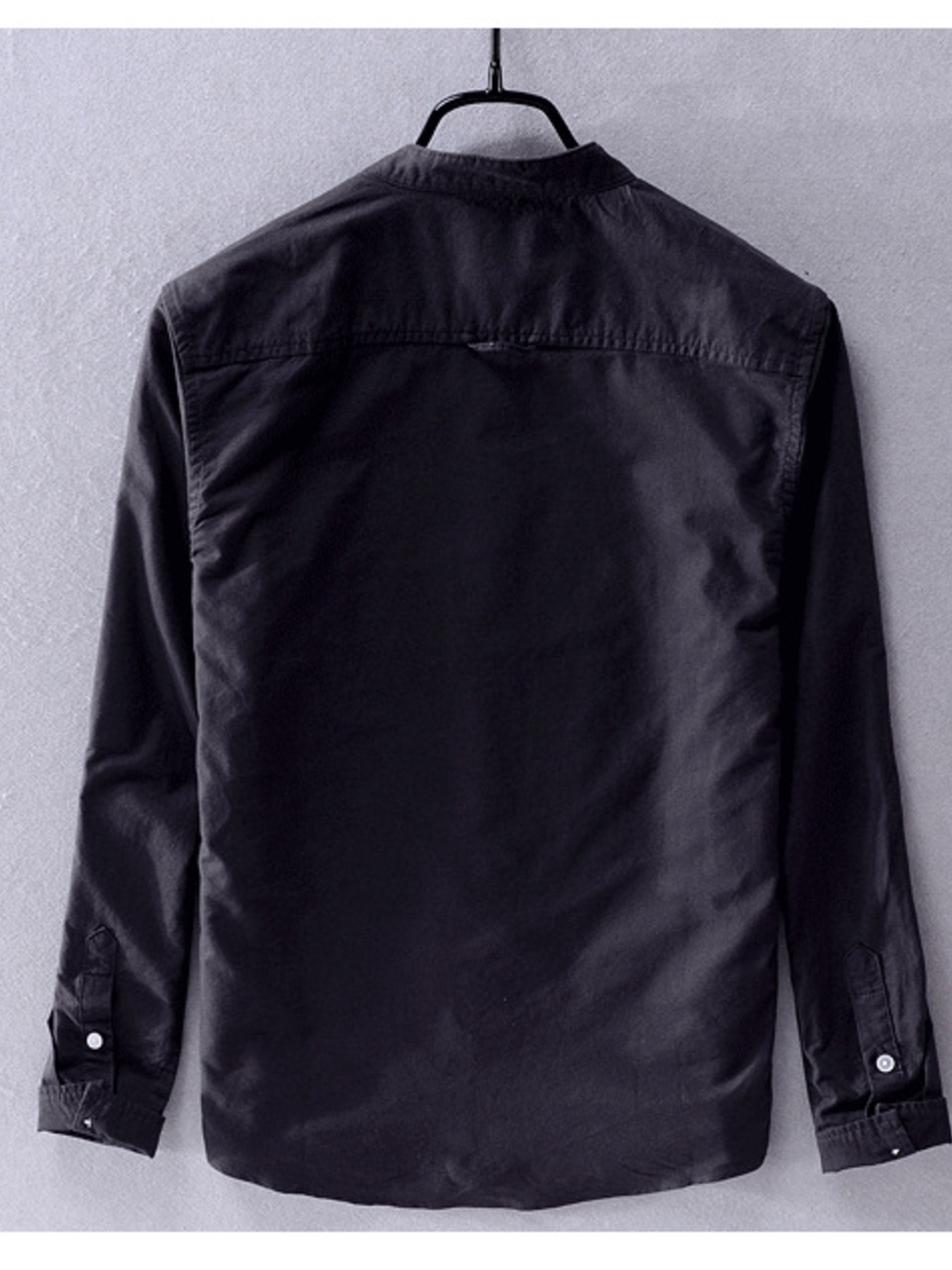 Men's Plus Size Button Up Long Sleeve Shirt