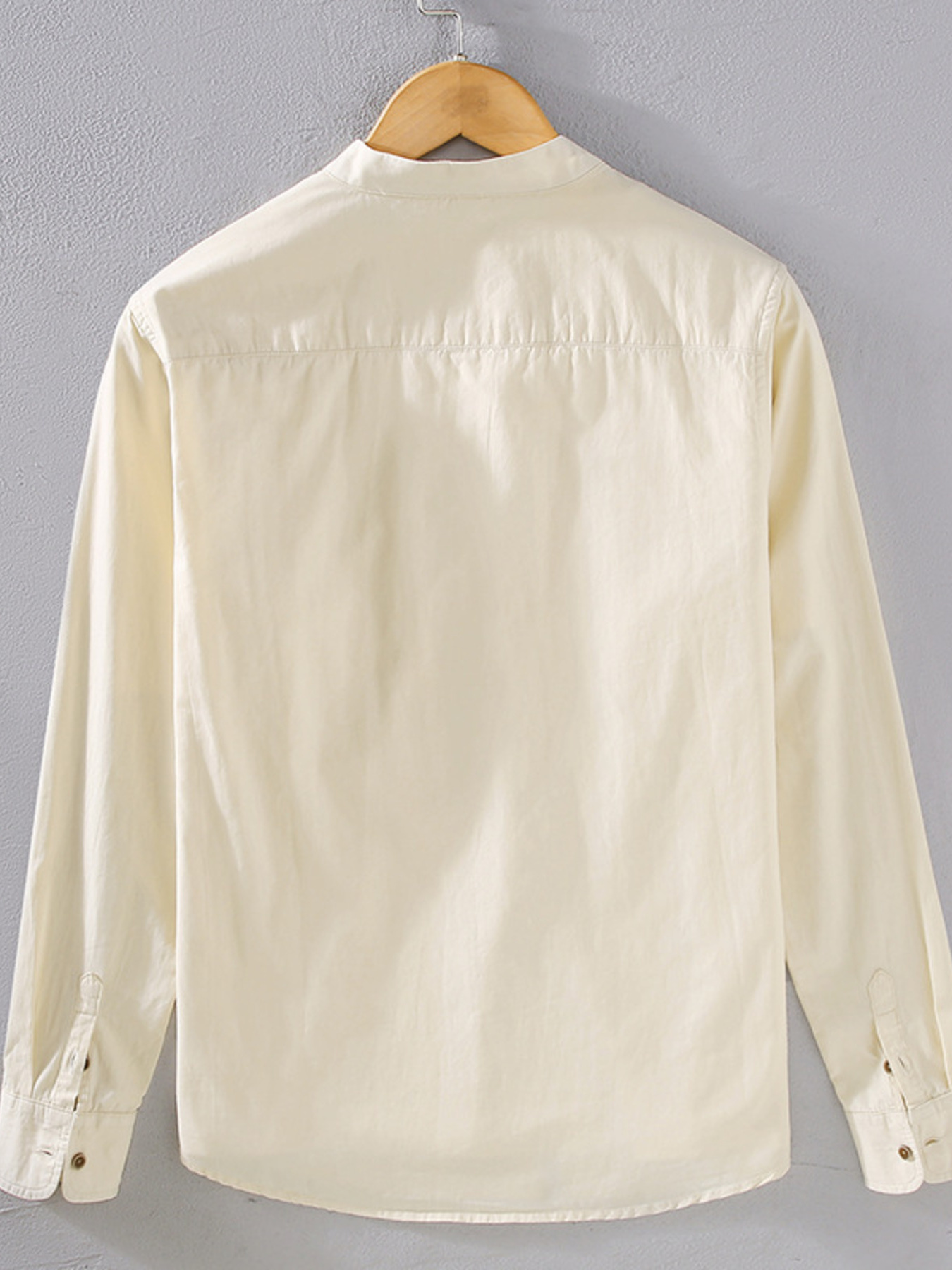 Men's Plus Size Button Up Long Sleeve Shirt