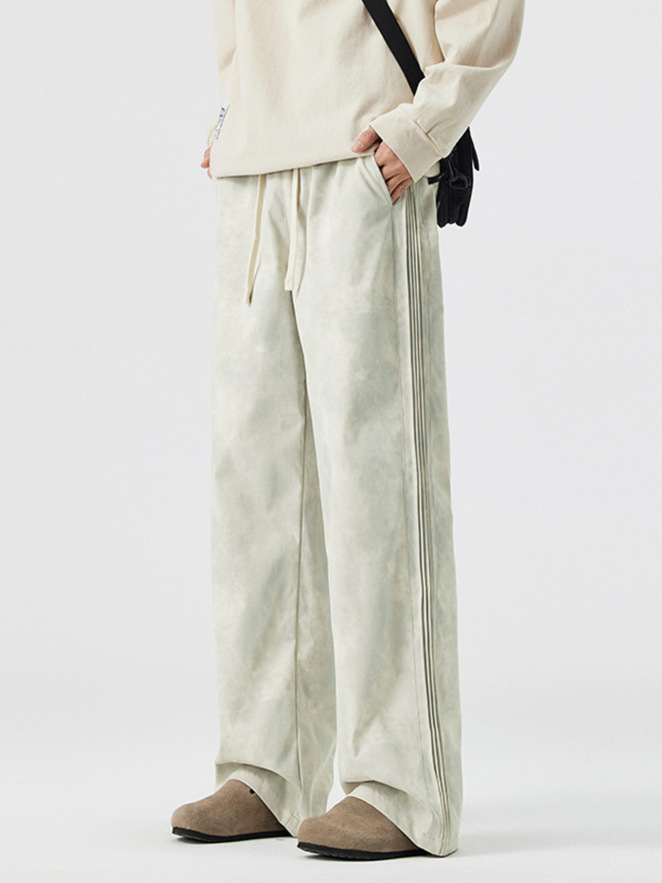 Men's Full Size Loose Fit Drawstring Pants Plus Size