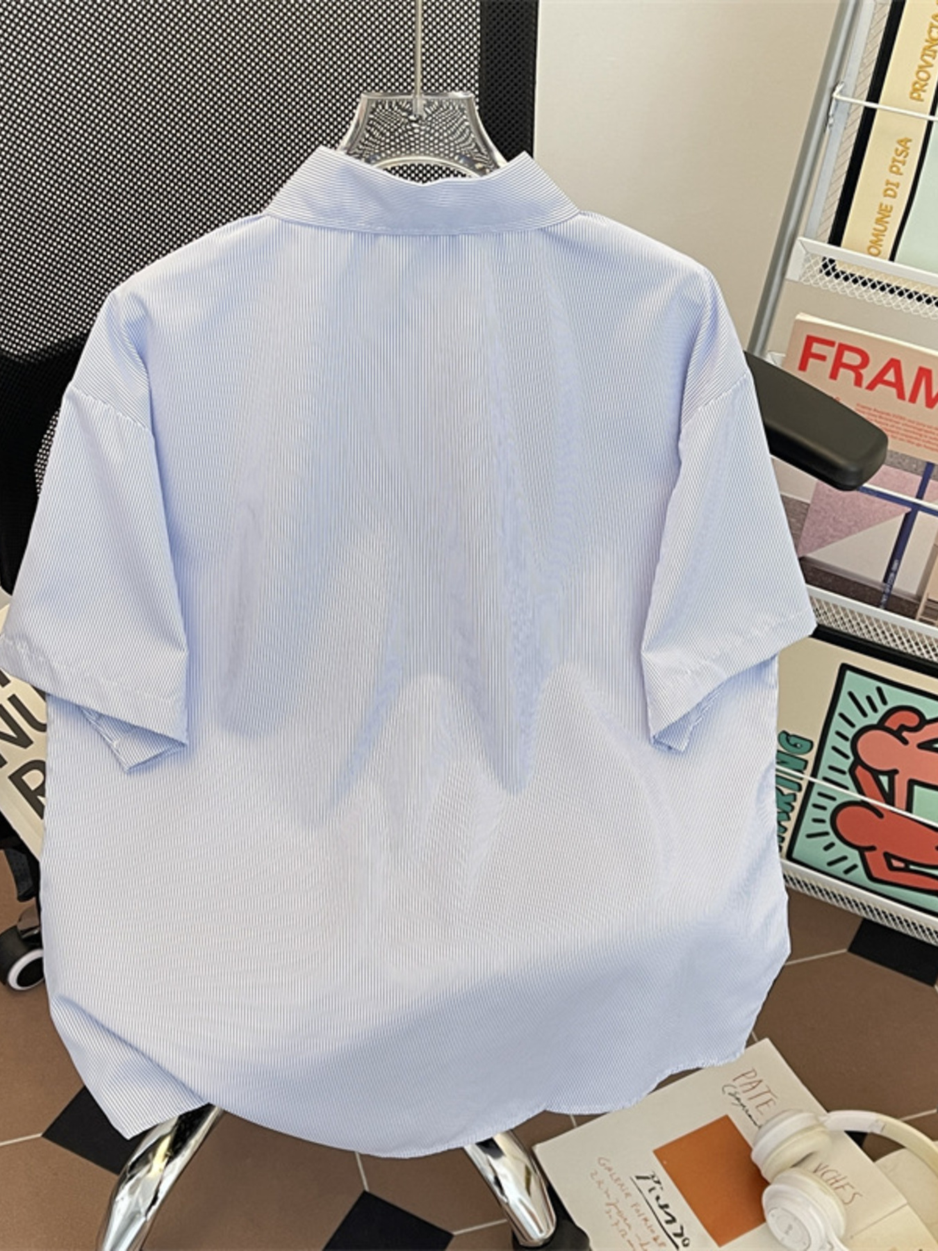 Men's Plus Size Button Up Short Sleeve Shirt