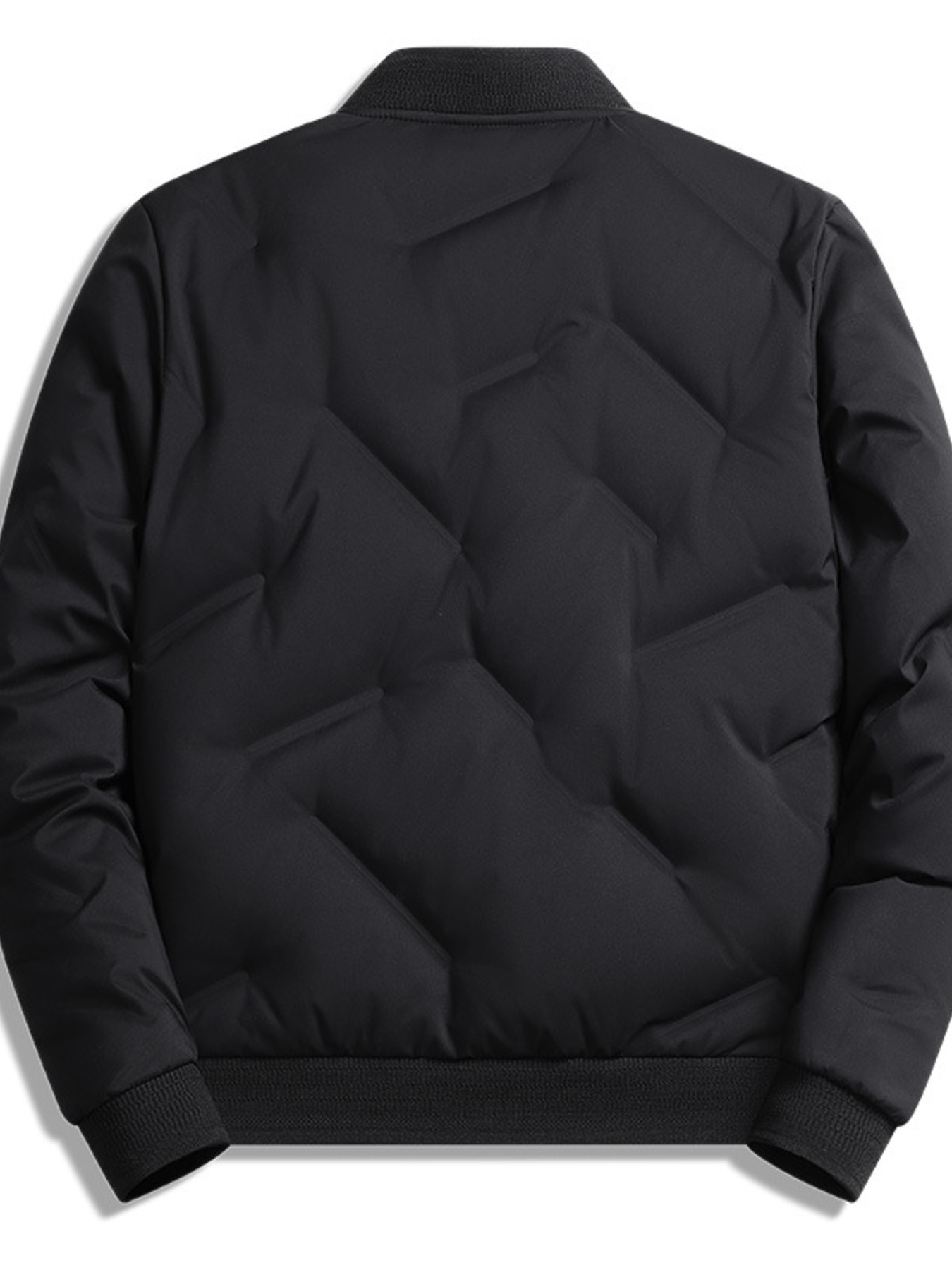 Men's Plus Size Lightweight Padded Bomber Jacket