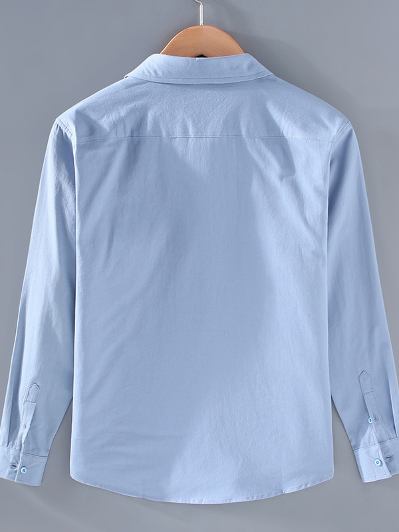 Men's Plus Size Button Up Long Sleeve Shirt