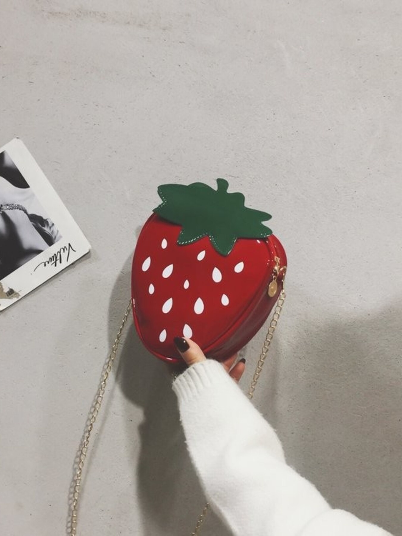 Strawberry Shaped Crossbody Bag