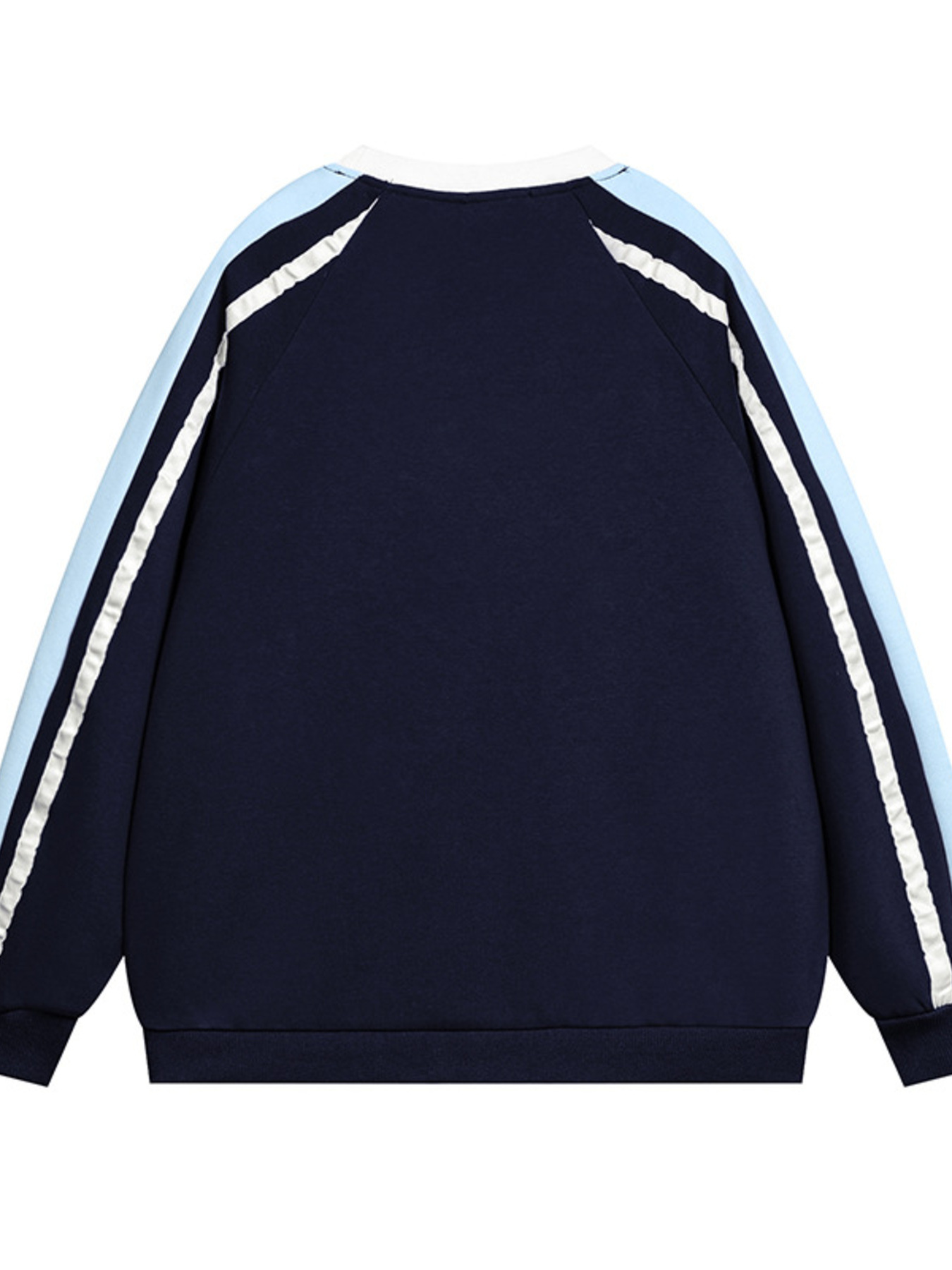 Men's Letter Striped Raglan Sleeve Sweatshirt