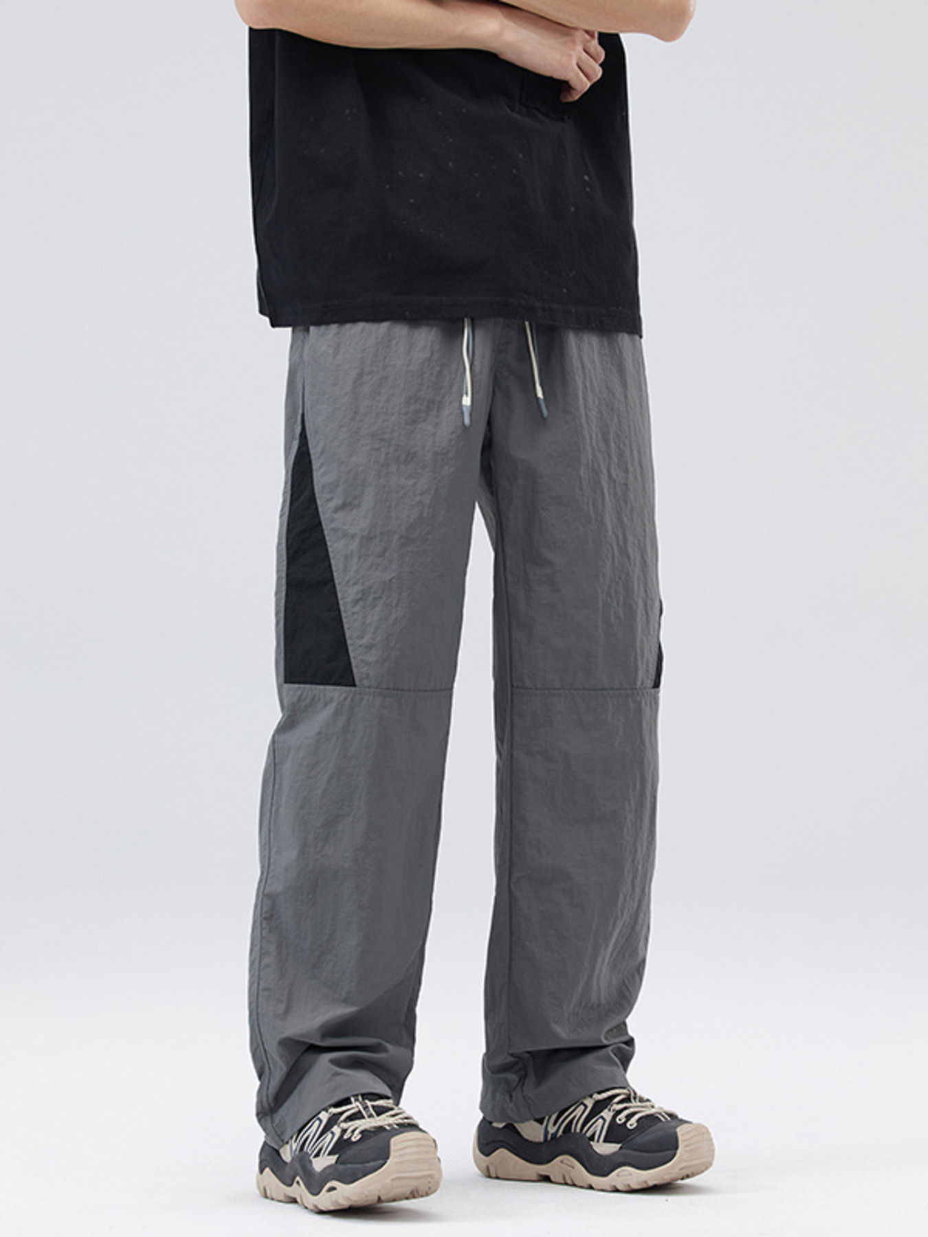 Men's Full Size Drawstring Wide Leg Pants Plus Size