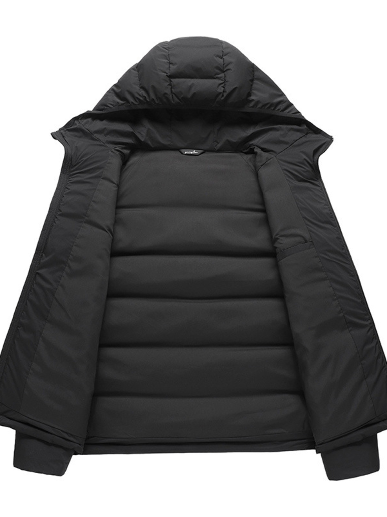 Men's Plus Size Hooded Padded Puffer Jacket