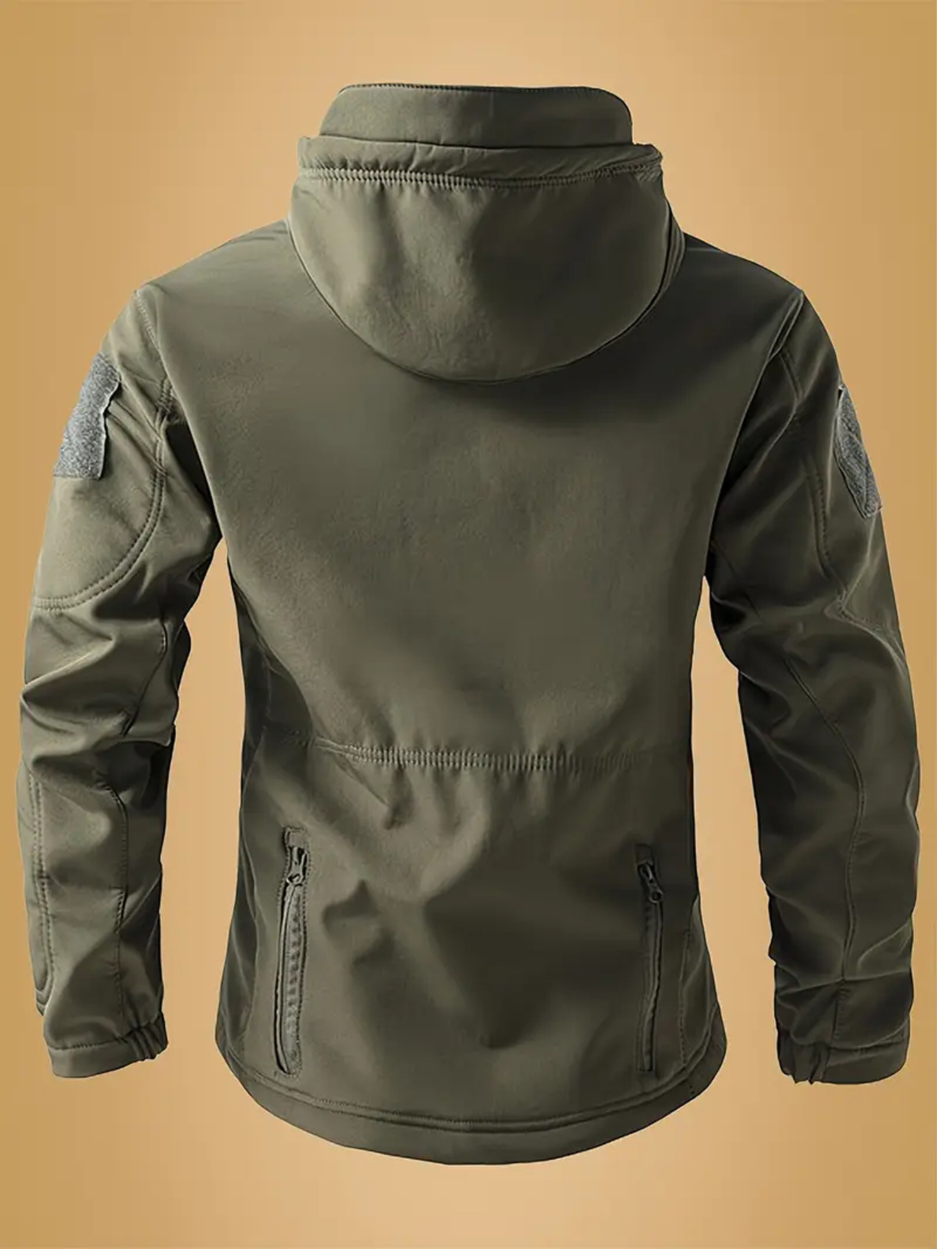 Men's Zip Up Long Sleeve Hooded Jacket