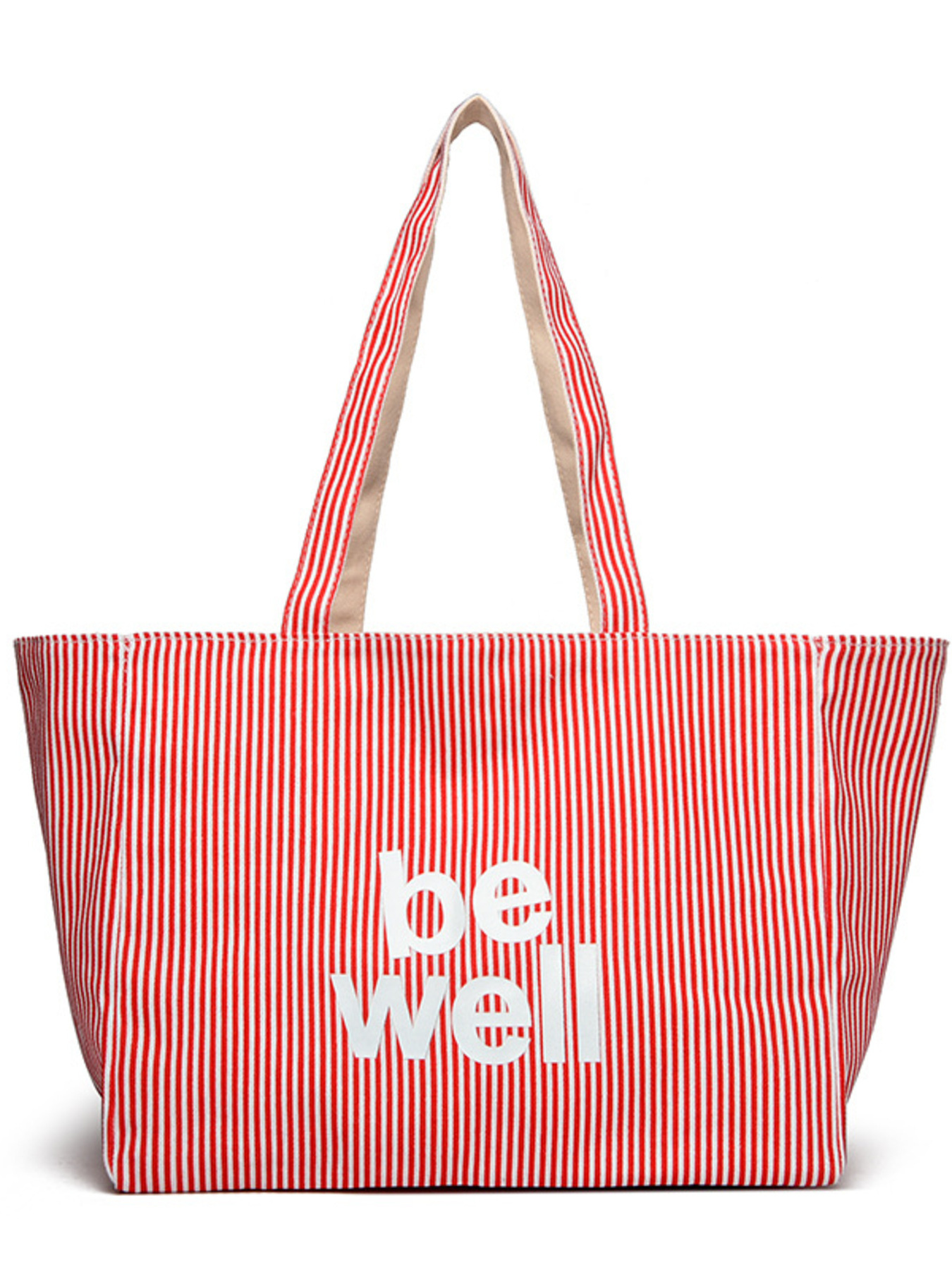Striped Canvas Duffel Bag 2
