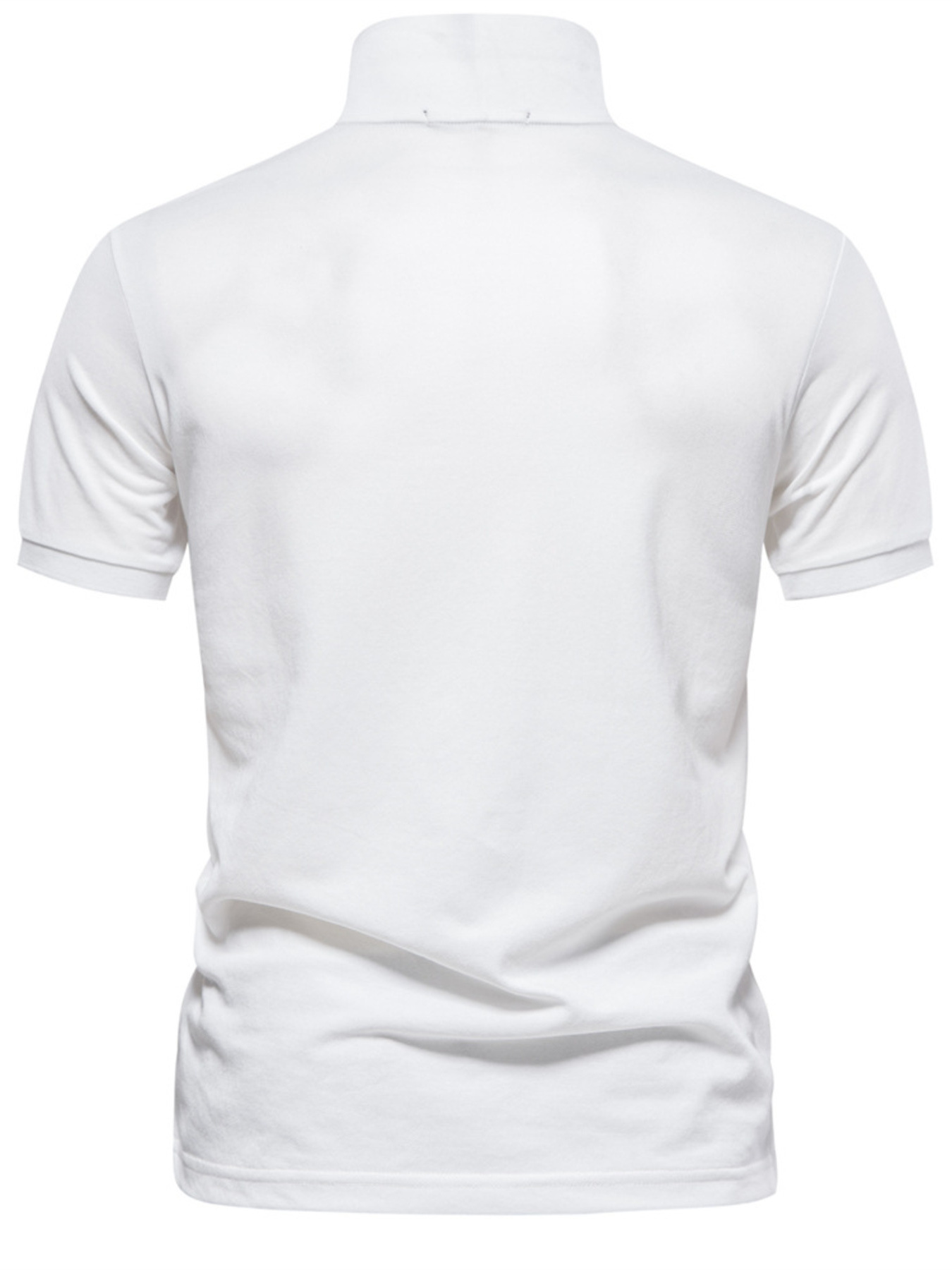 Men's Short Sleeve Button Detail Polo