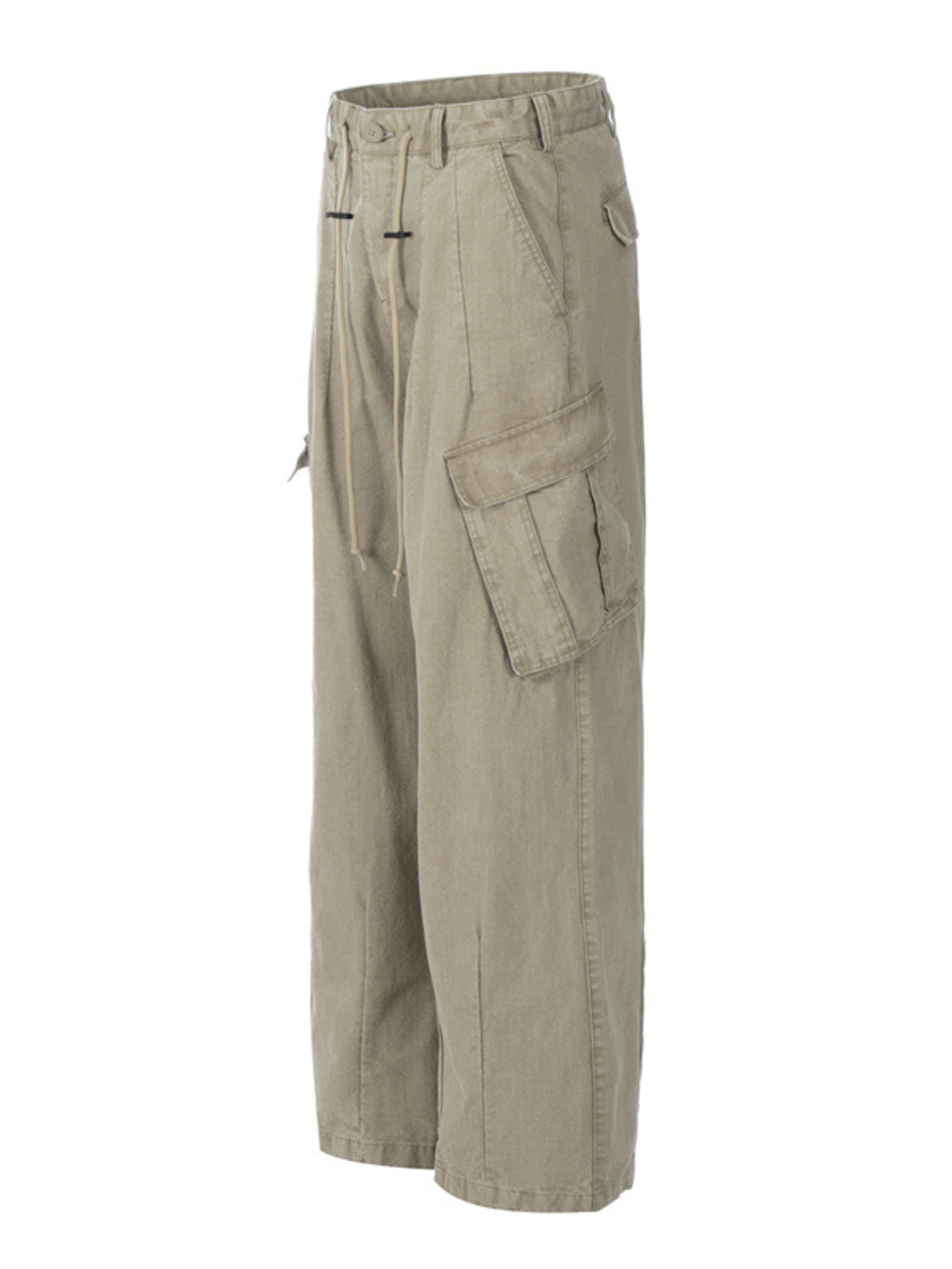 Men's Cargo Pants with Drawstring Waist