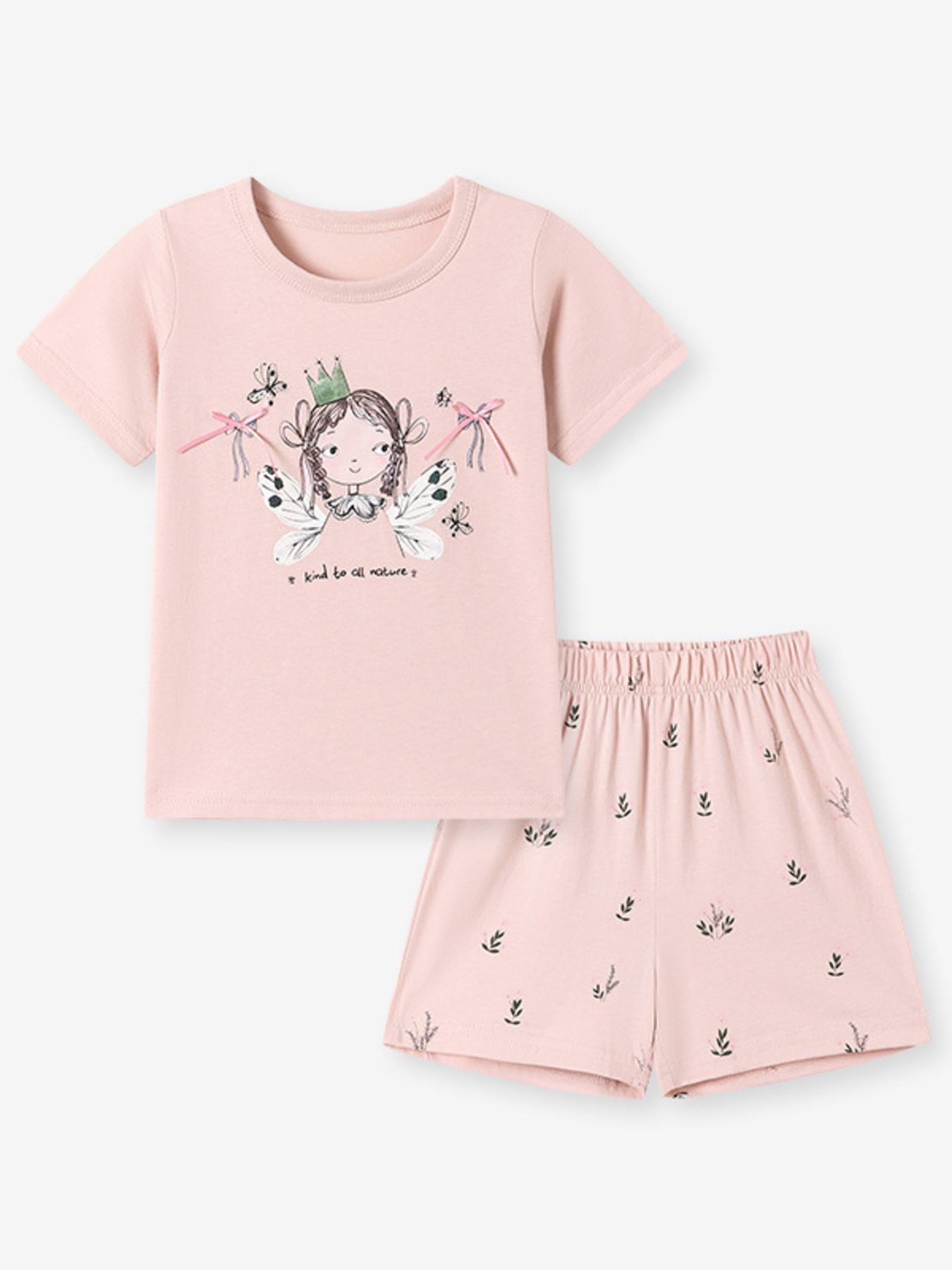 Children's Graphic Short Sleeve Tee and Shorts Set