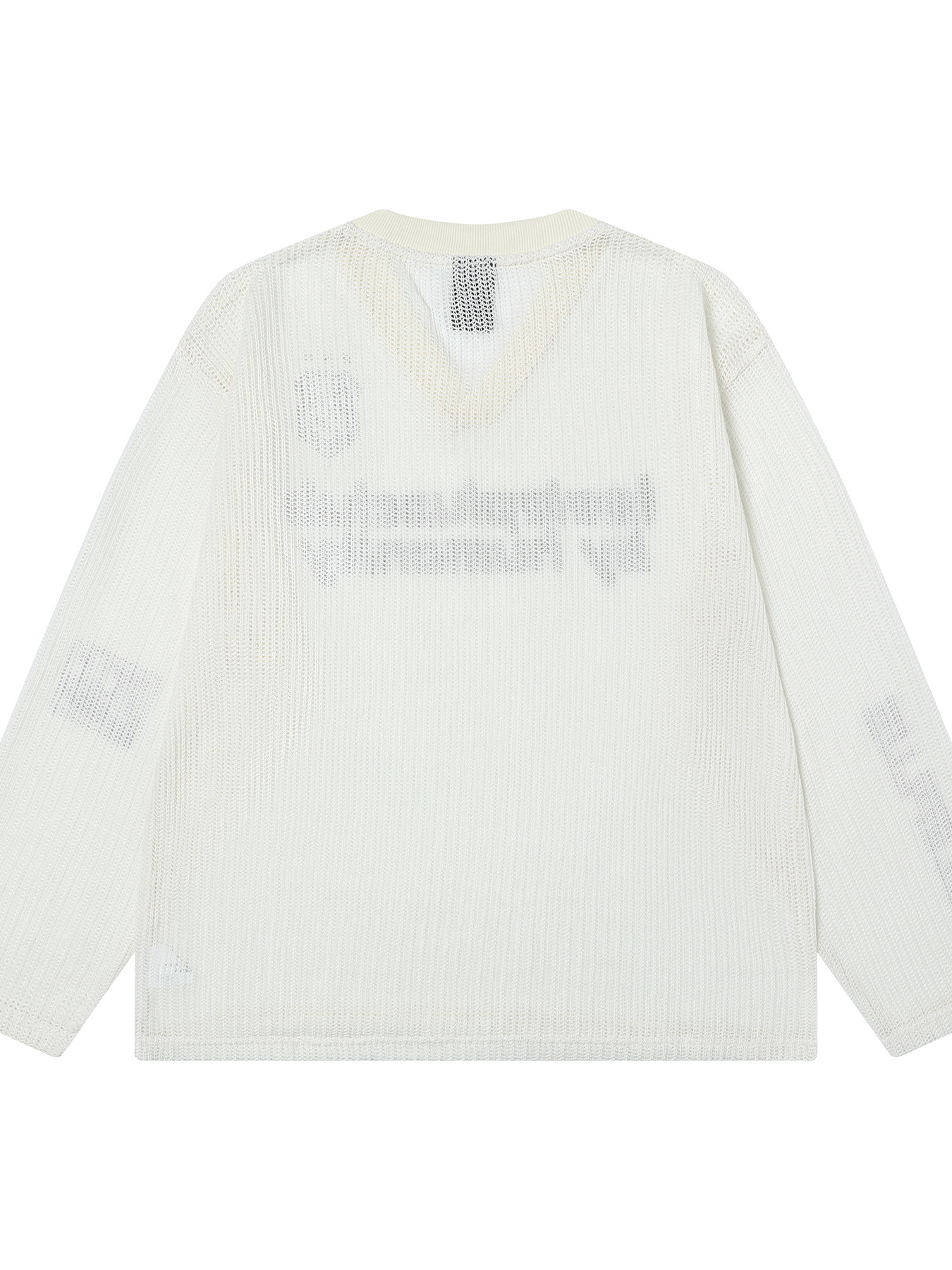 Men's V-Neck Graphic Mesh T-Shirt