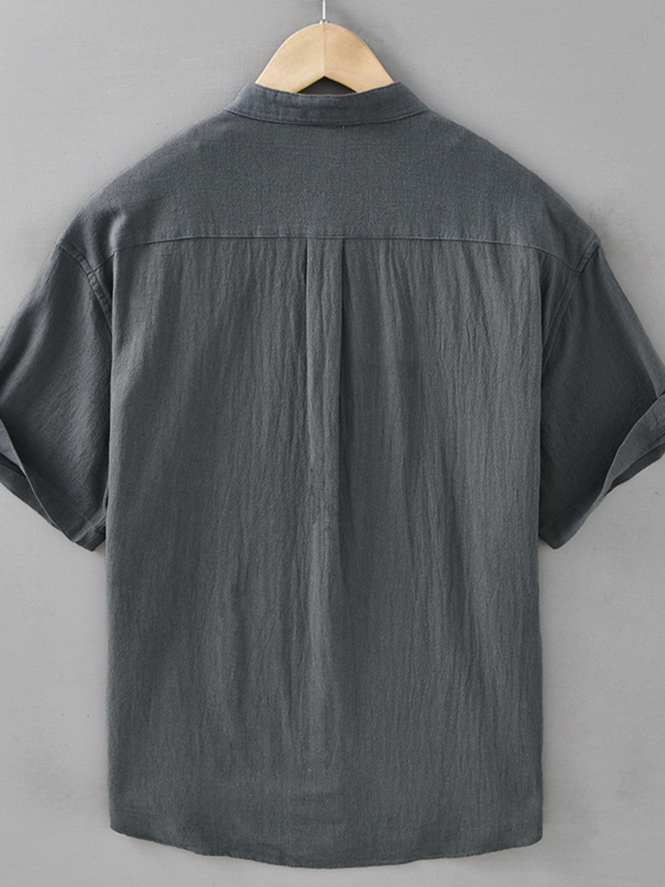 Men's Plus Size Button Up Short Sleeve Shirt