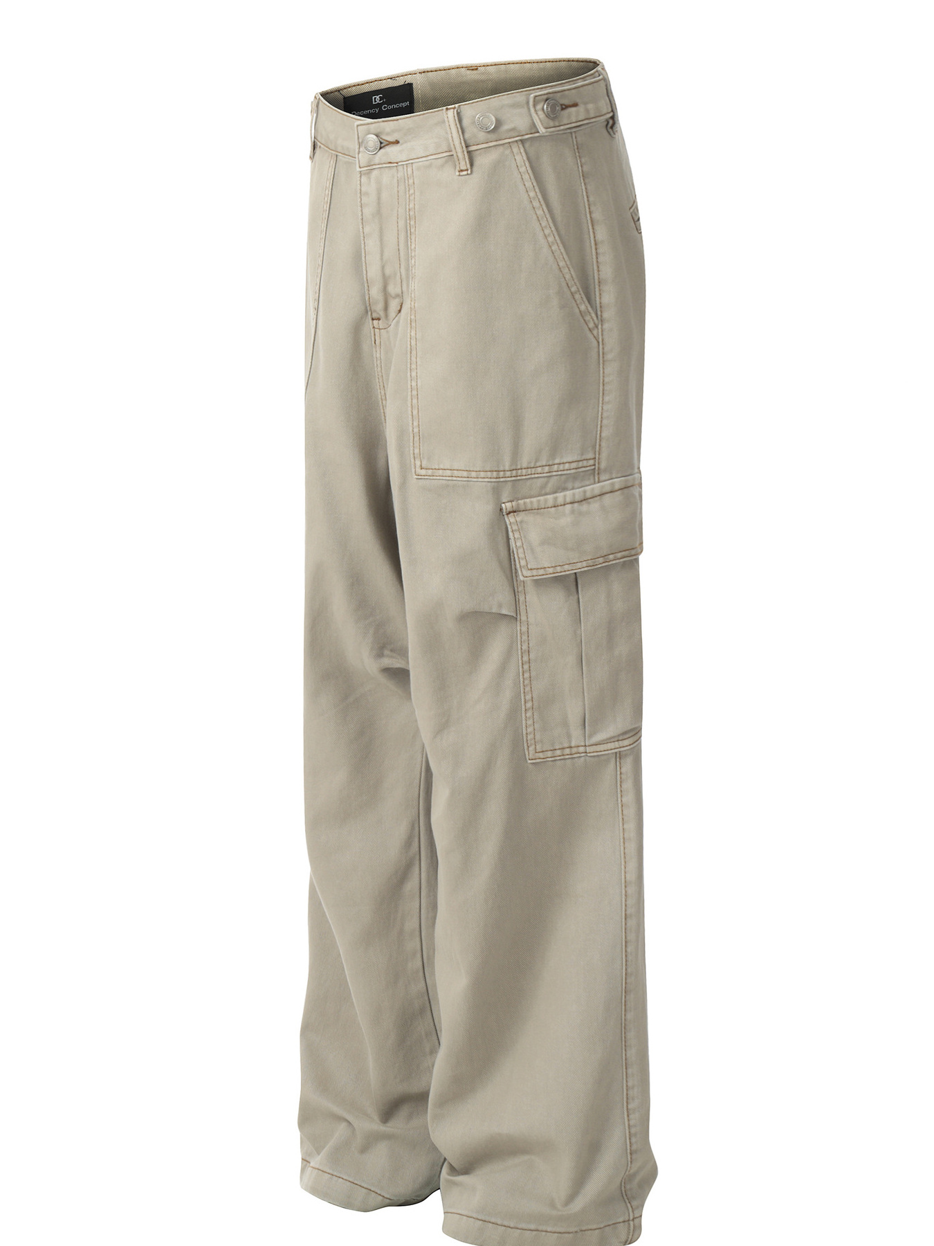 Men's Wide Leg Cargo Jeans