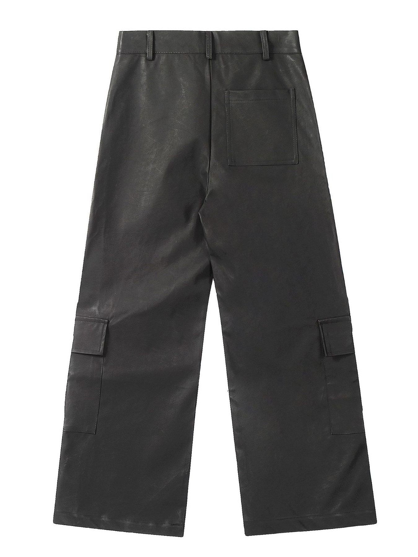 Men's Wide Leg Cargo Pants with Multiple Pockets