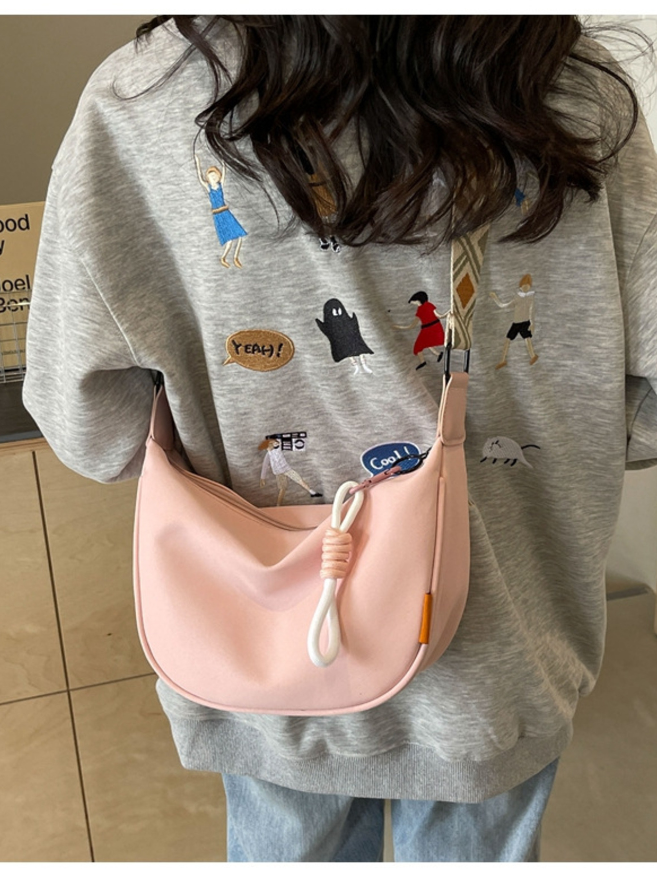 Geometric Strap Crossbody Bag 4