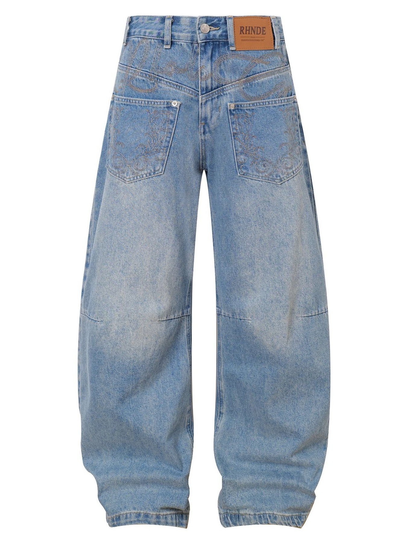 Basic style Oversized Wide leg Jeans