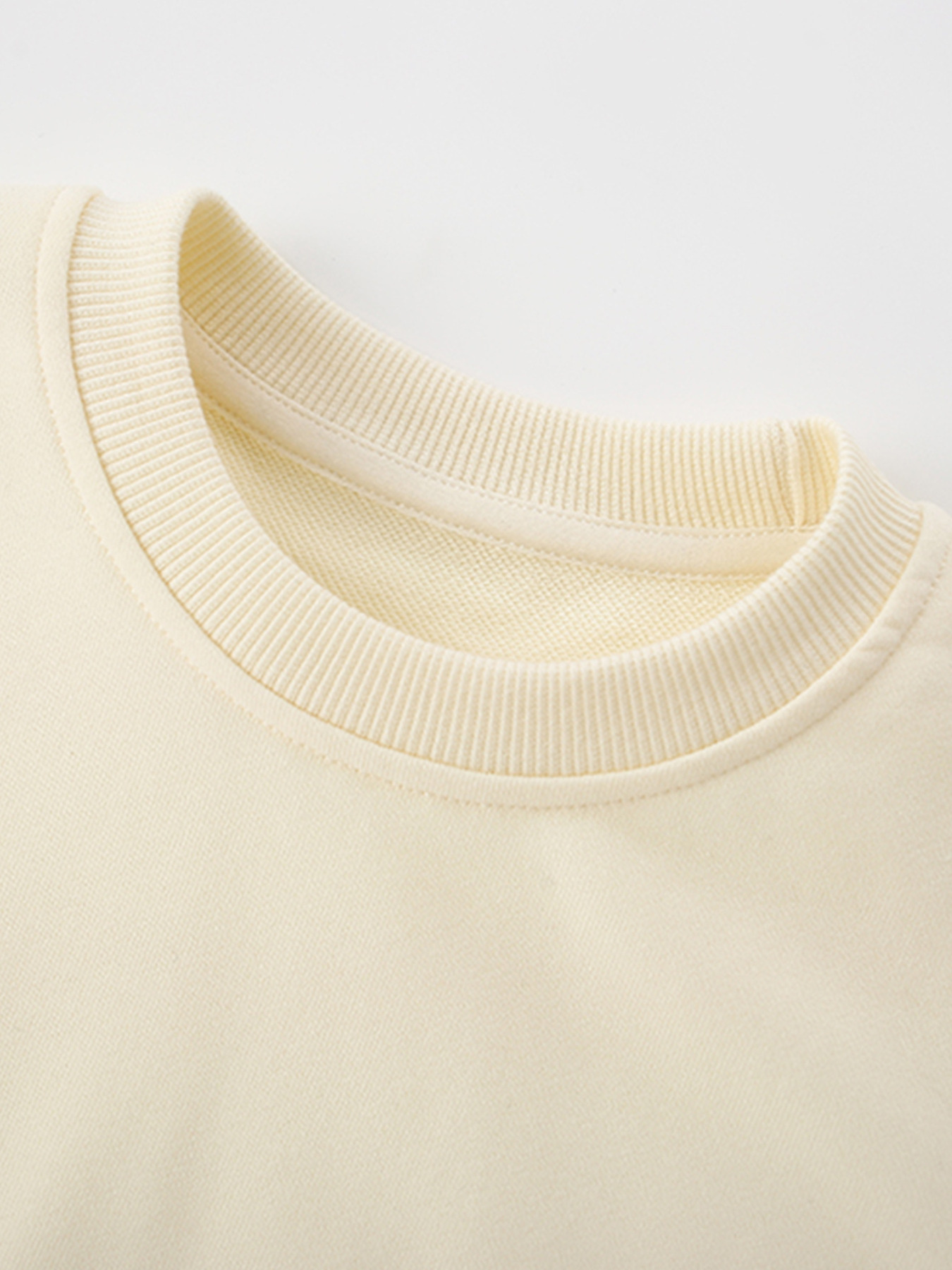 Children's Casual Solid Color Crew Neck Sweatshirt